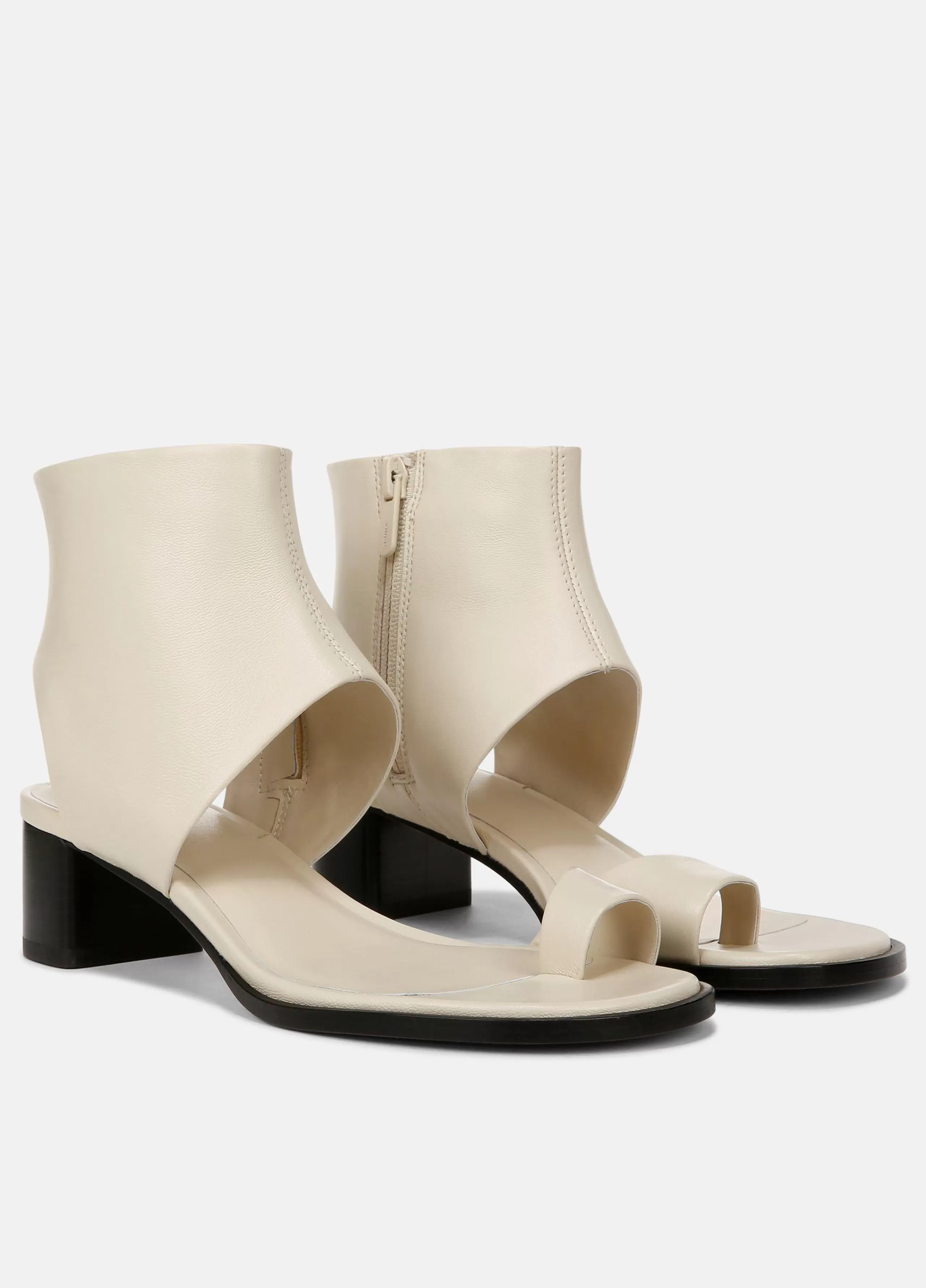 Women Vince Ada Heeled Leather Sandal