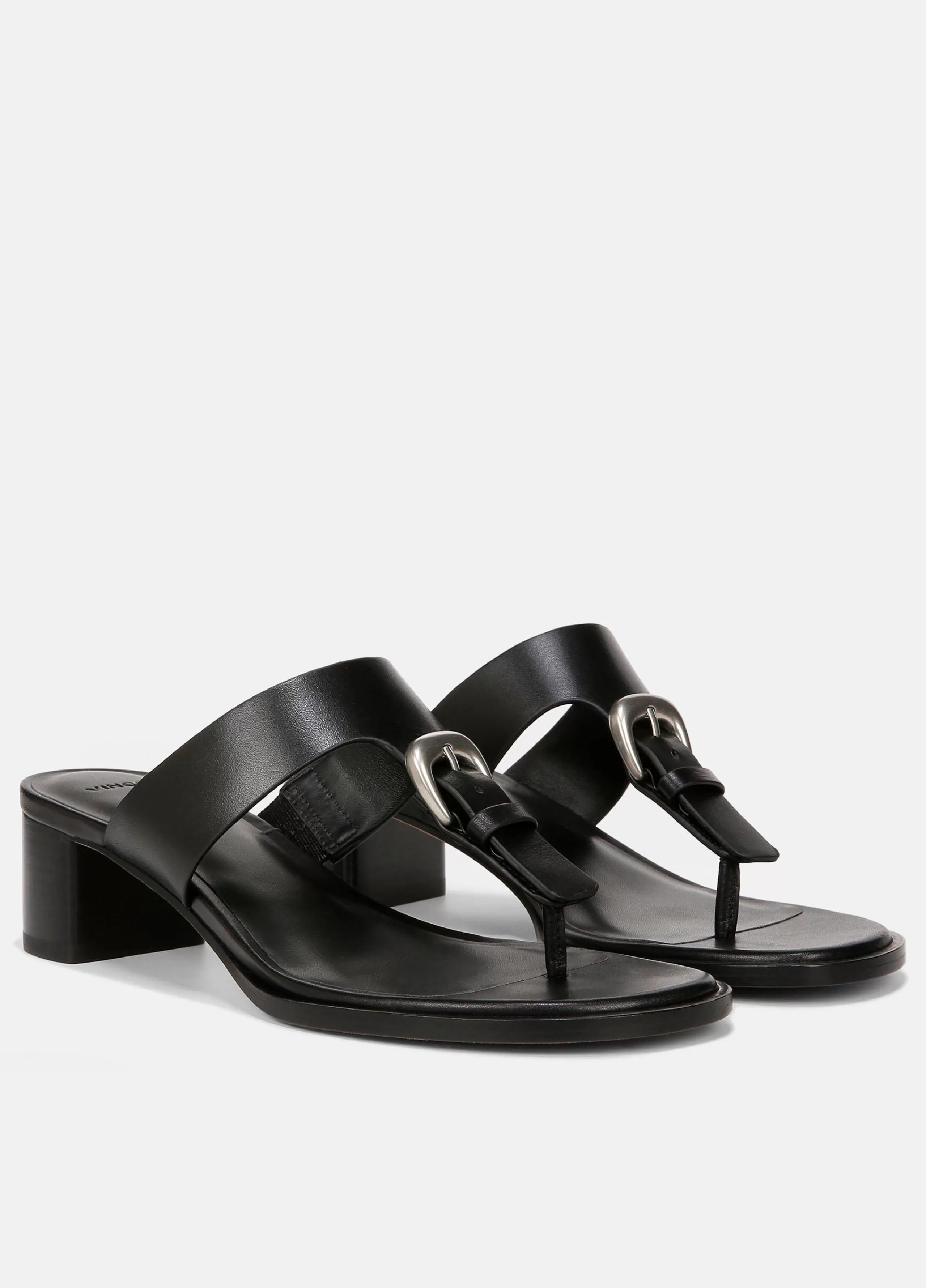 Women Vince Aubrey Leather Buckle Sandal