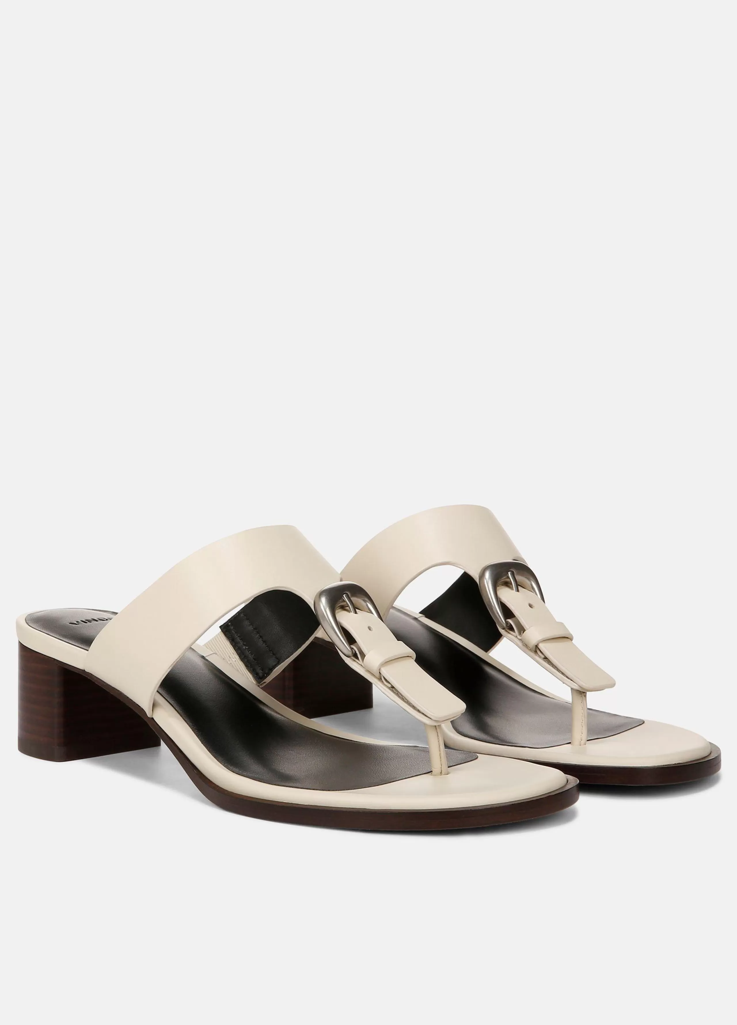 Women Vince Aubrey Leather Buckle Sandal