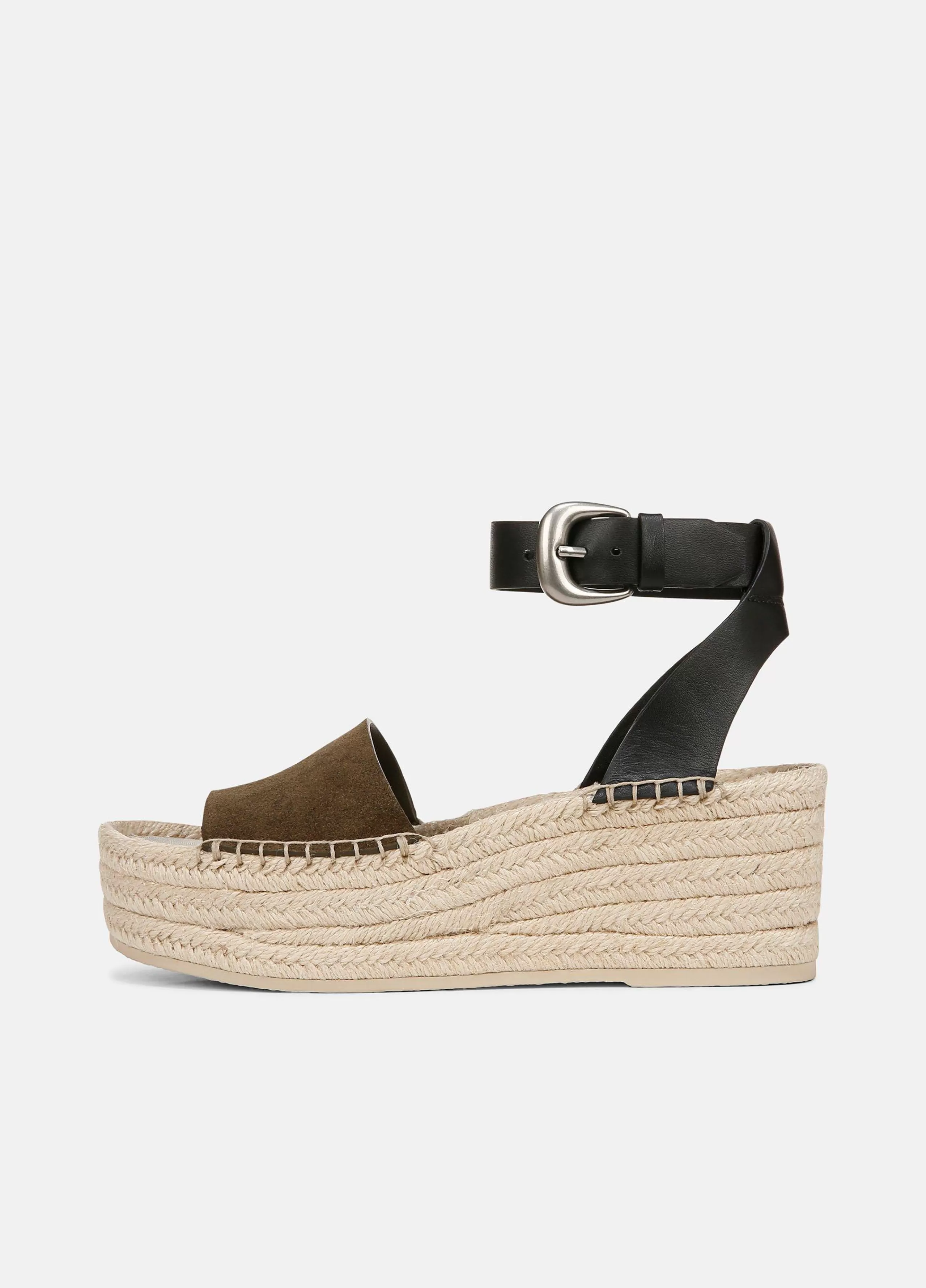 Women Vince Belisa Suede Platform Espadrille Sandal