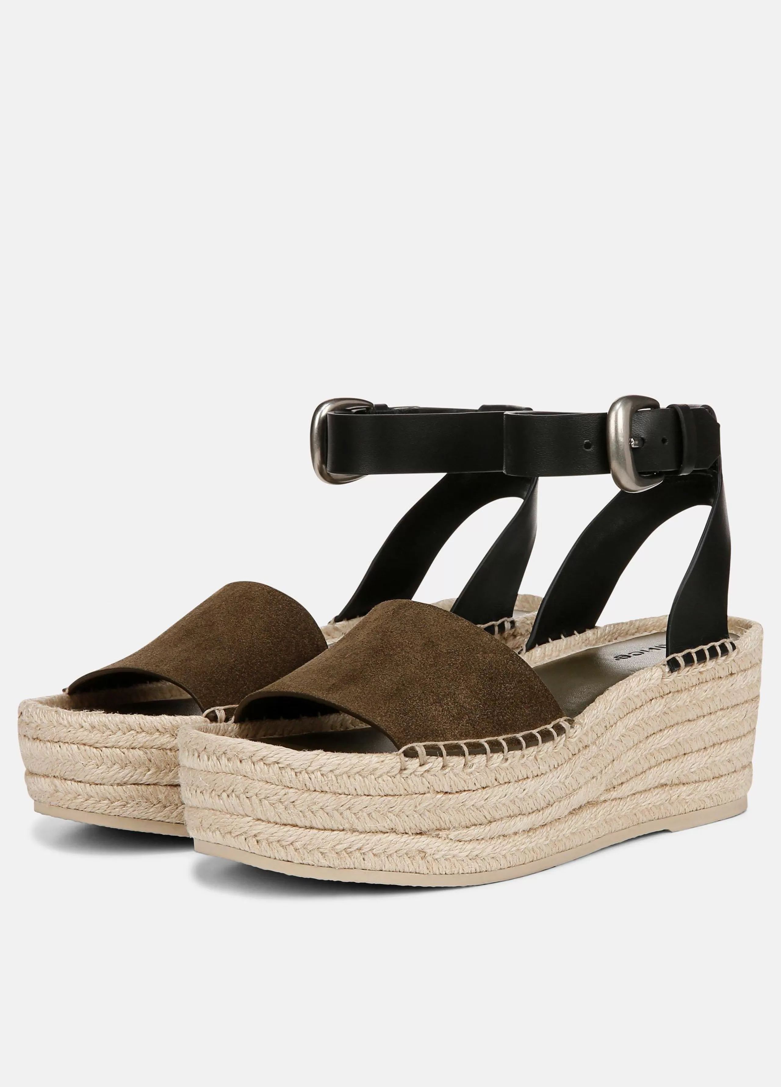 Women Vince Belisa Suede Platform Espadrille Sandal