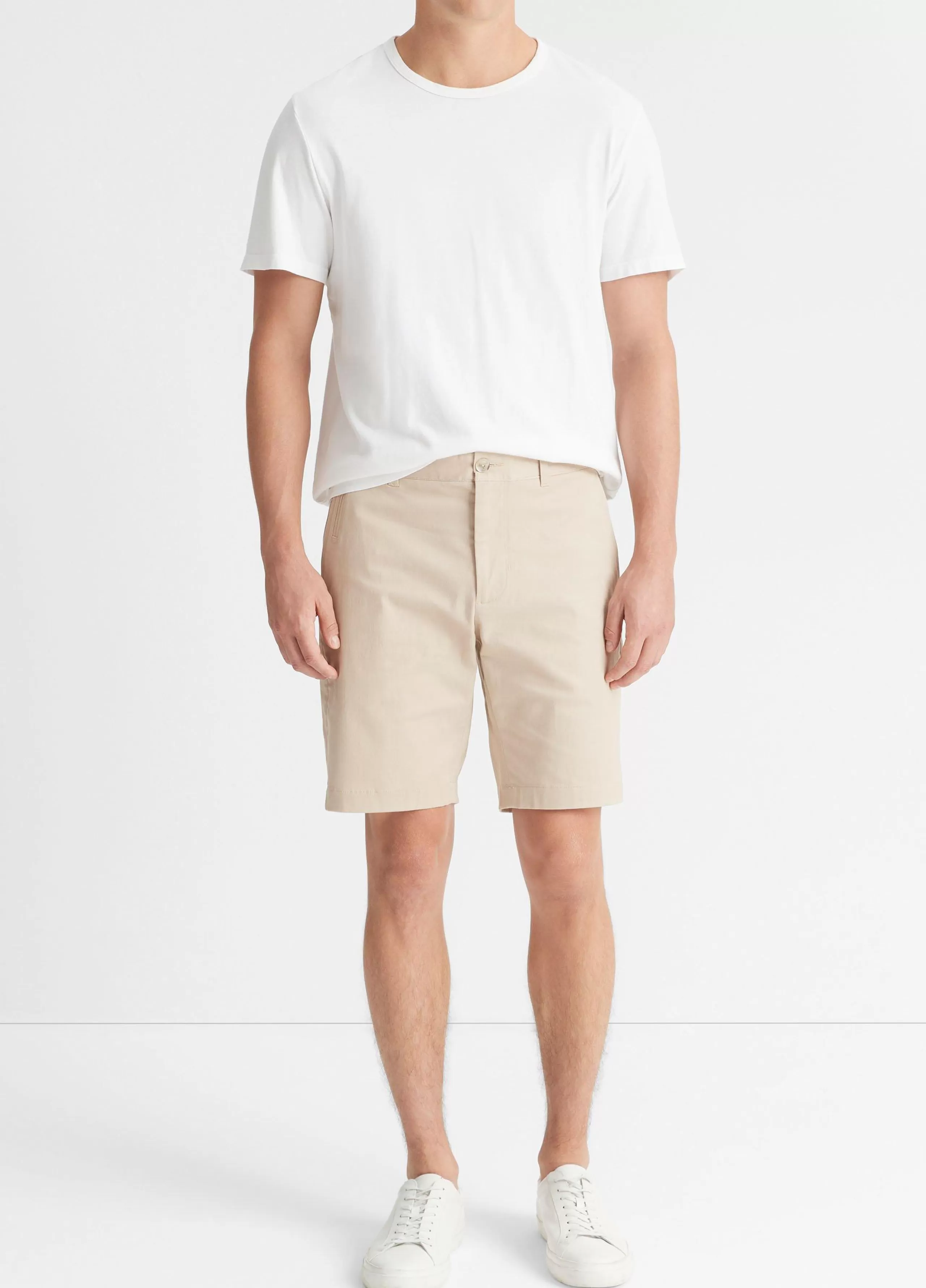 Vince Brushed Cotton Twill Griffith Chino Short