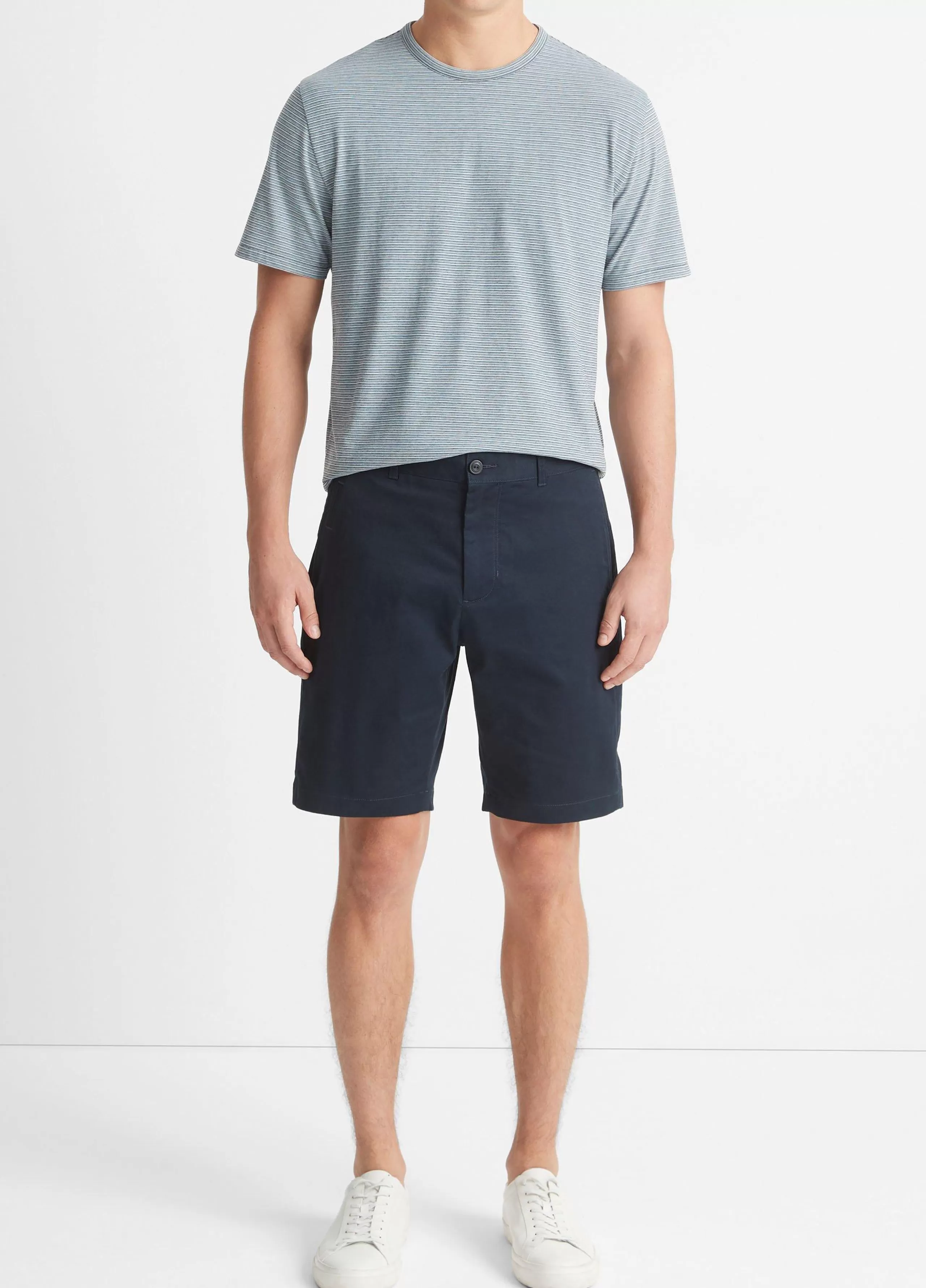 Vince Brushed Cotton Twill Griffith Chino Short