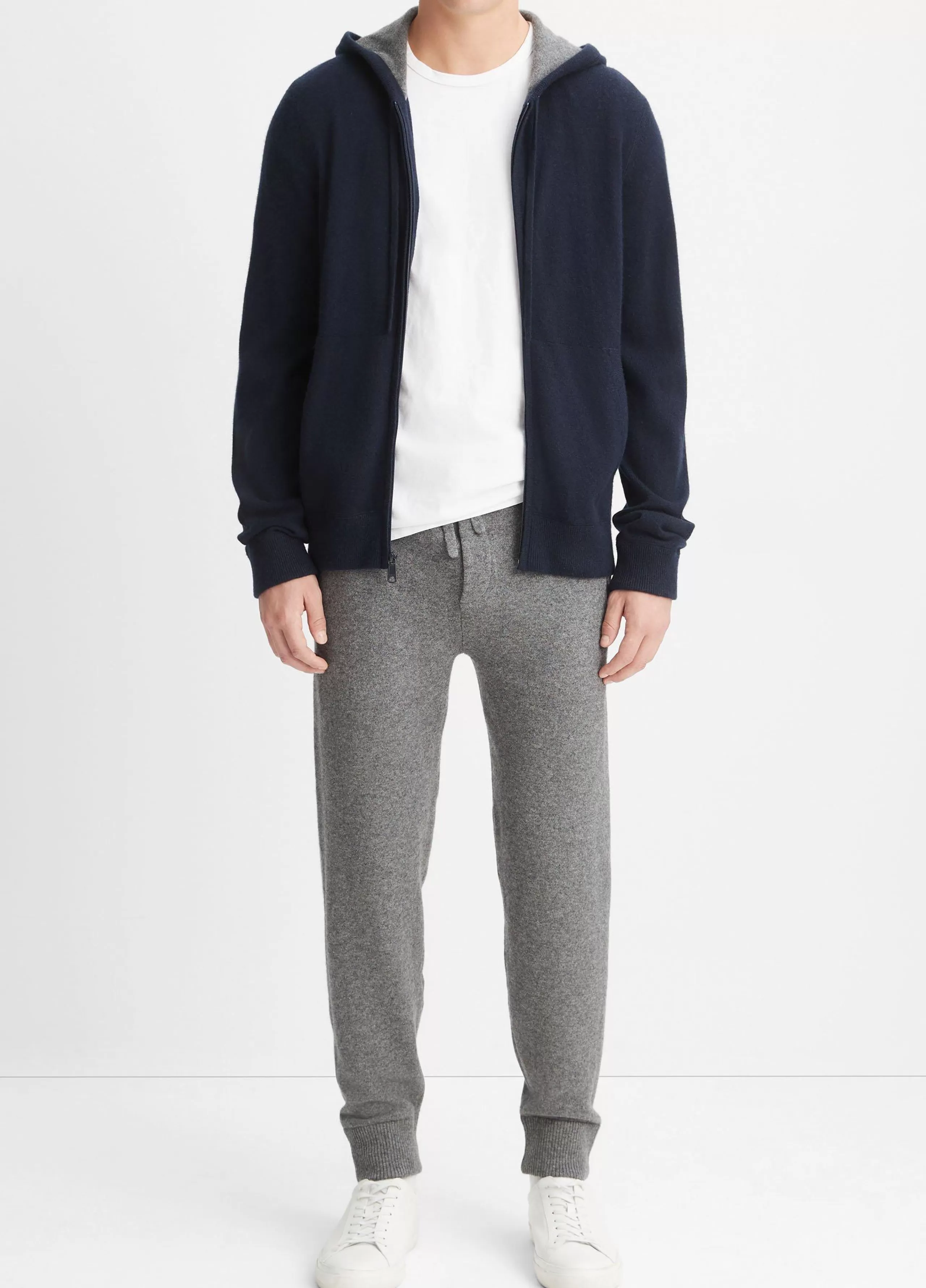 Vince Cashmere Full Zip Hoodie