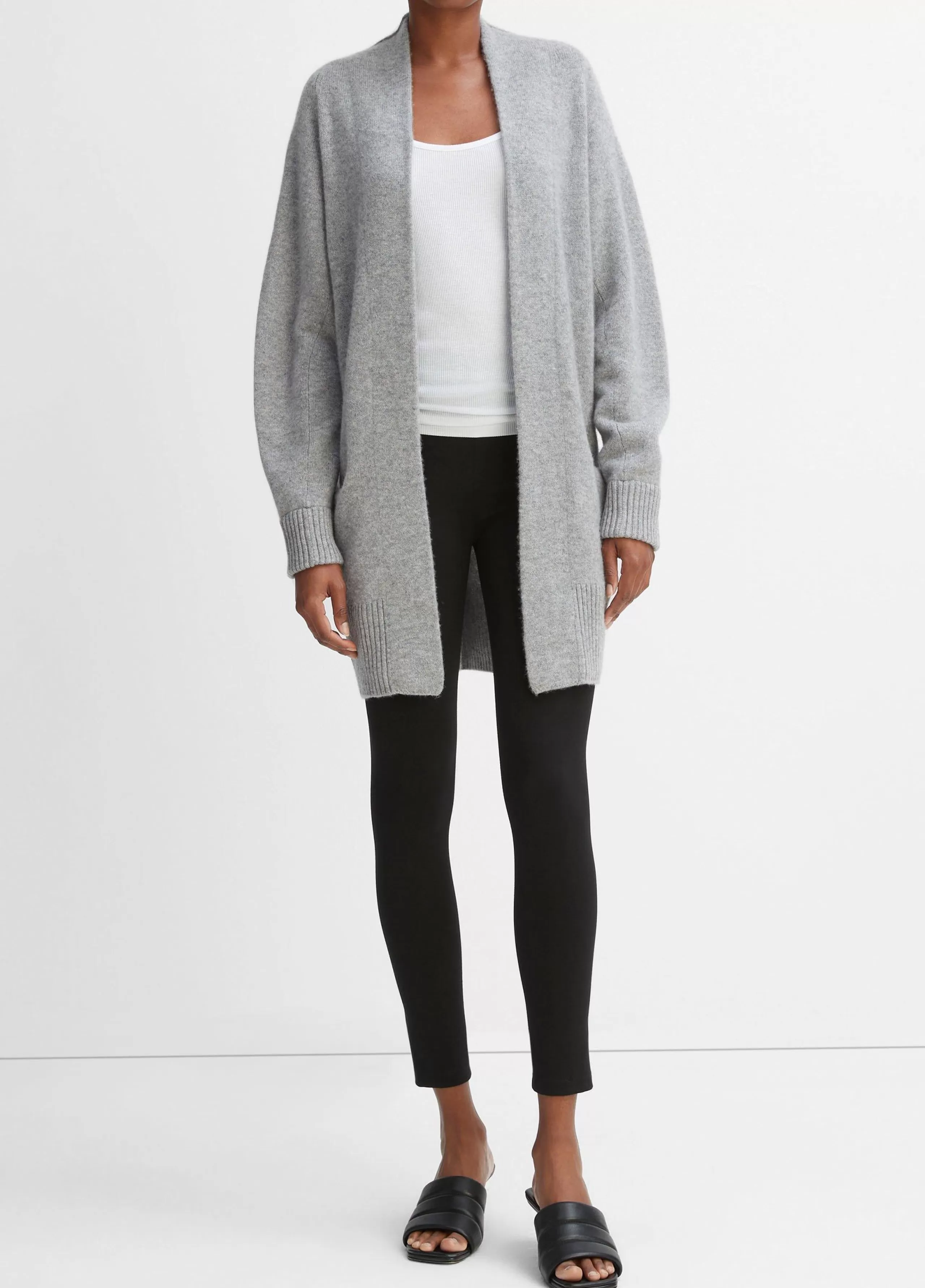 Women Vince Cashmere Open-Front Cardigan