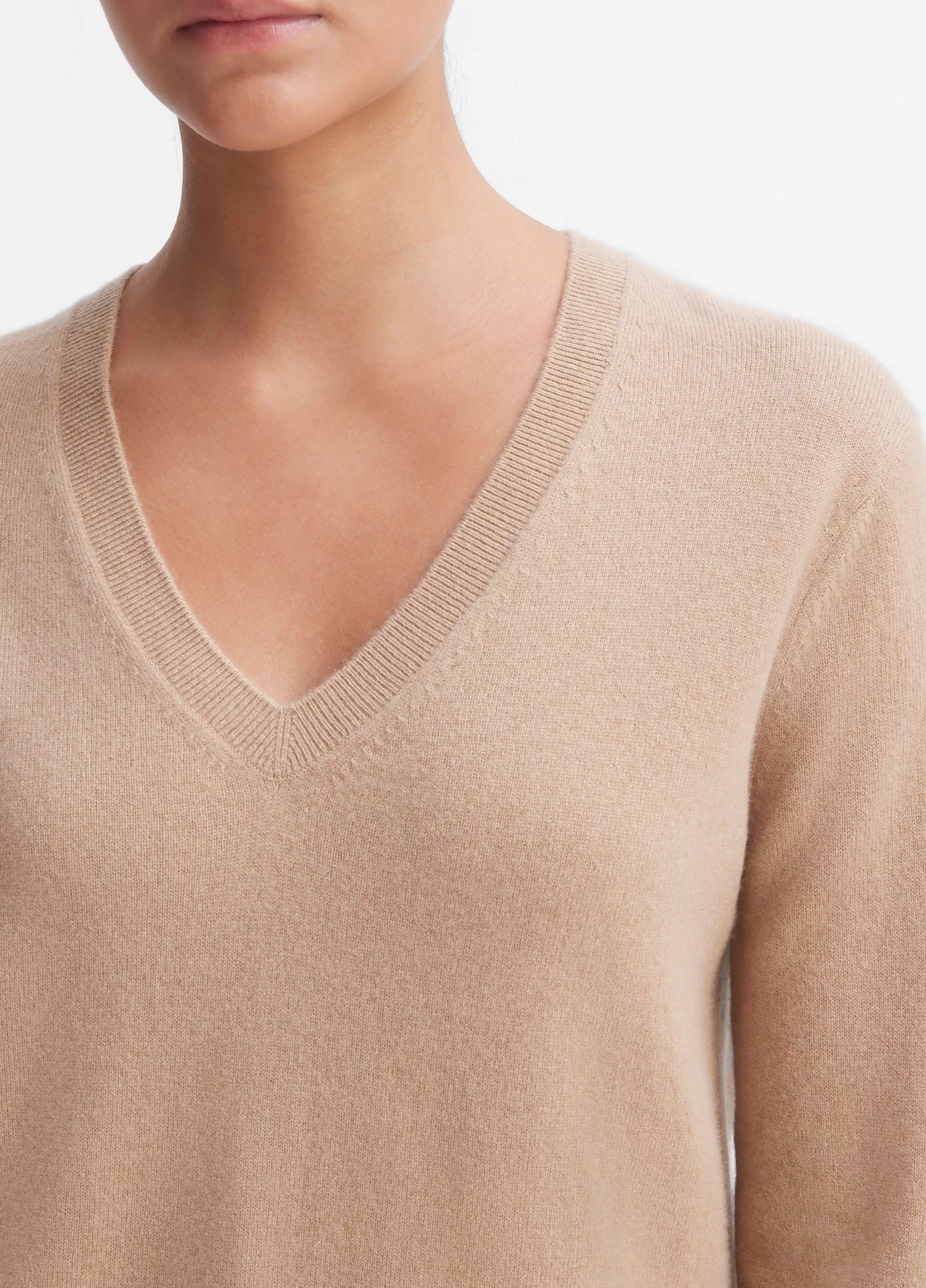 Women Vince Cashmere Weekend V-Neck Sweater