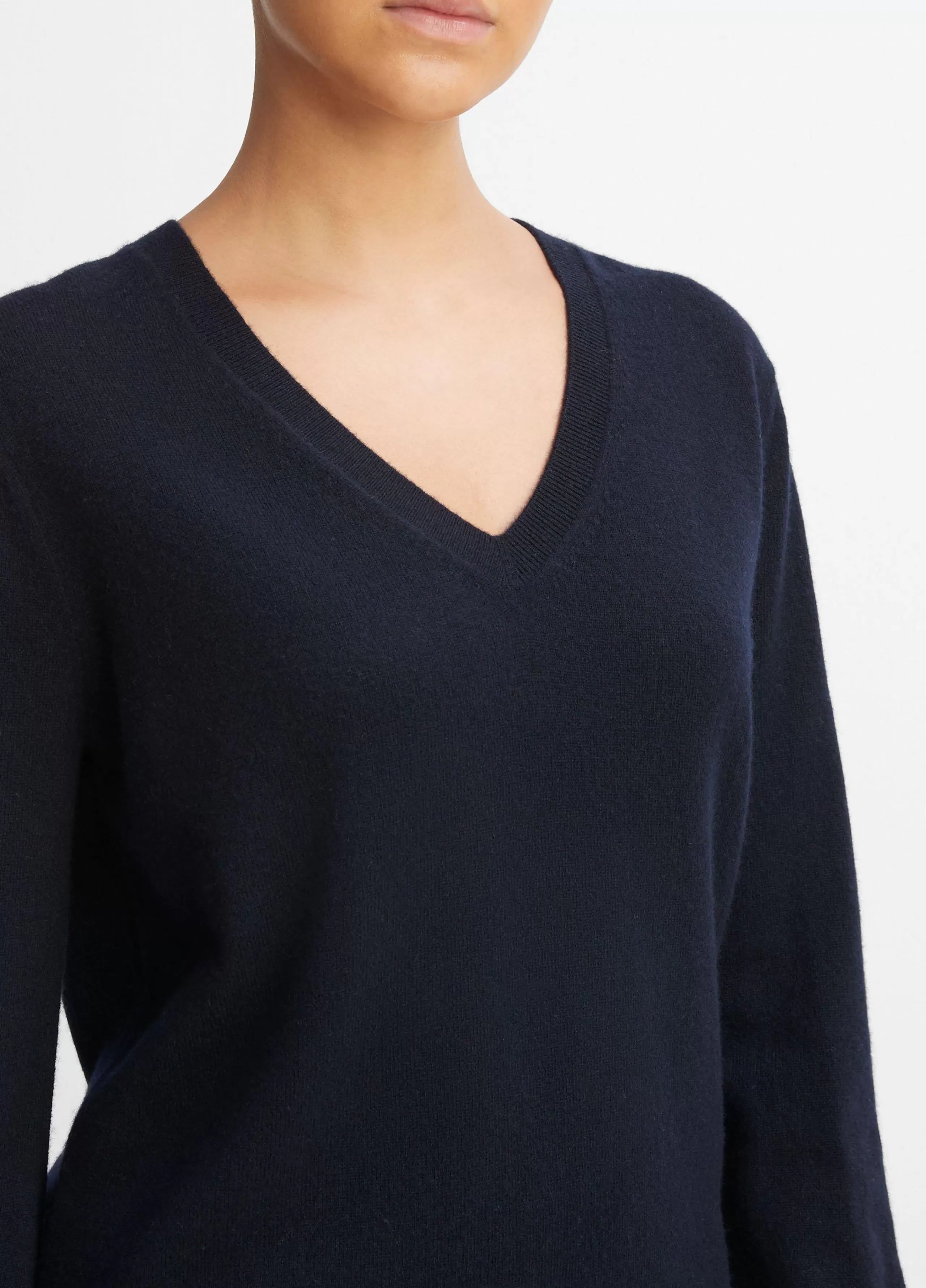 Women Vince Cashmere Weekend V-Neck Sweater