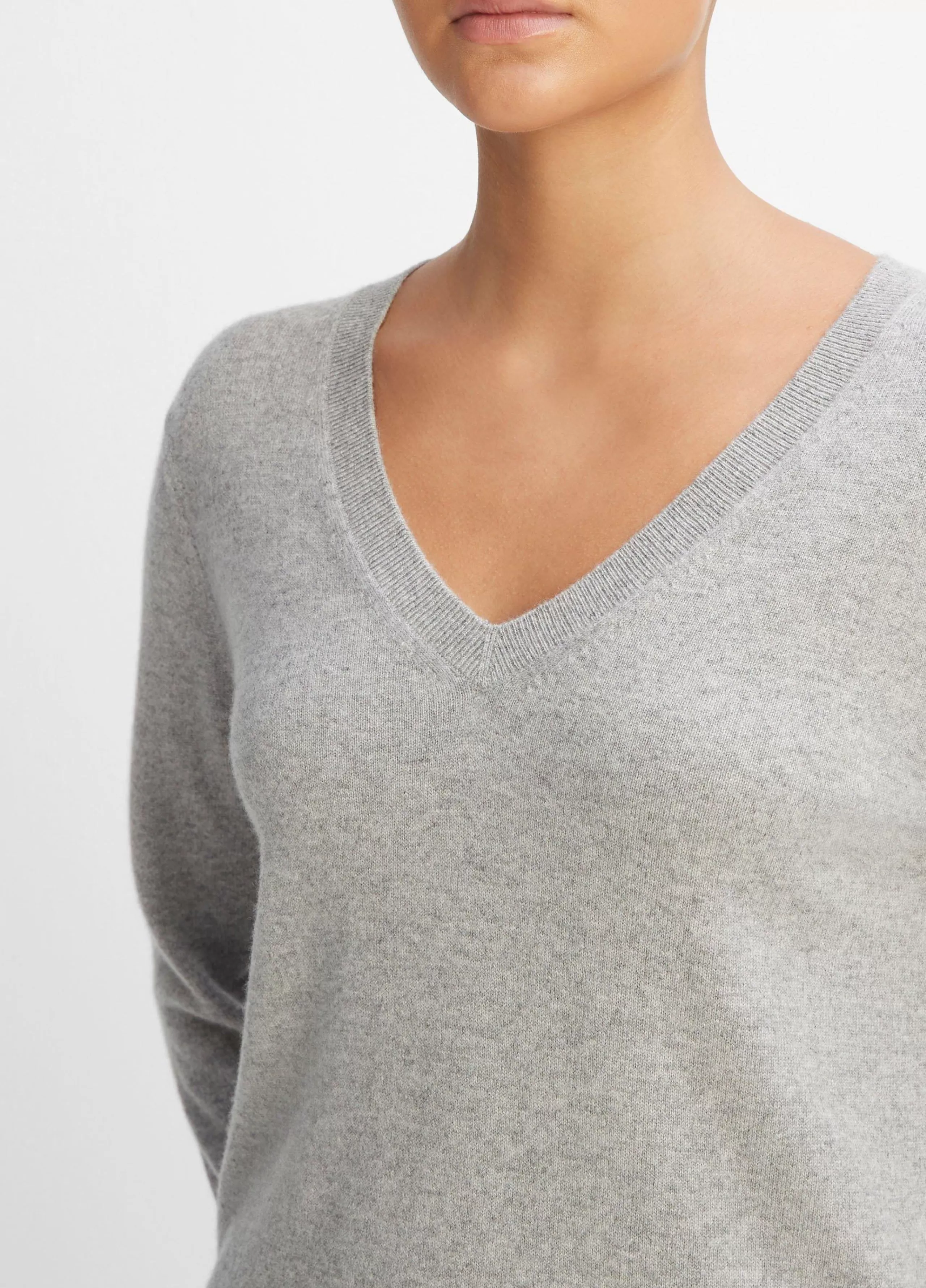 Women Vince Cashmere Weekend V-Neck Sweater