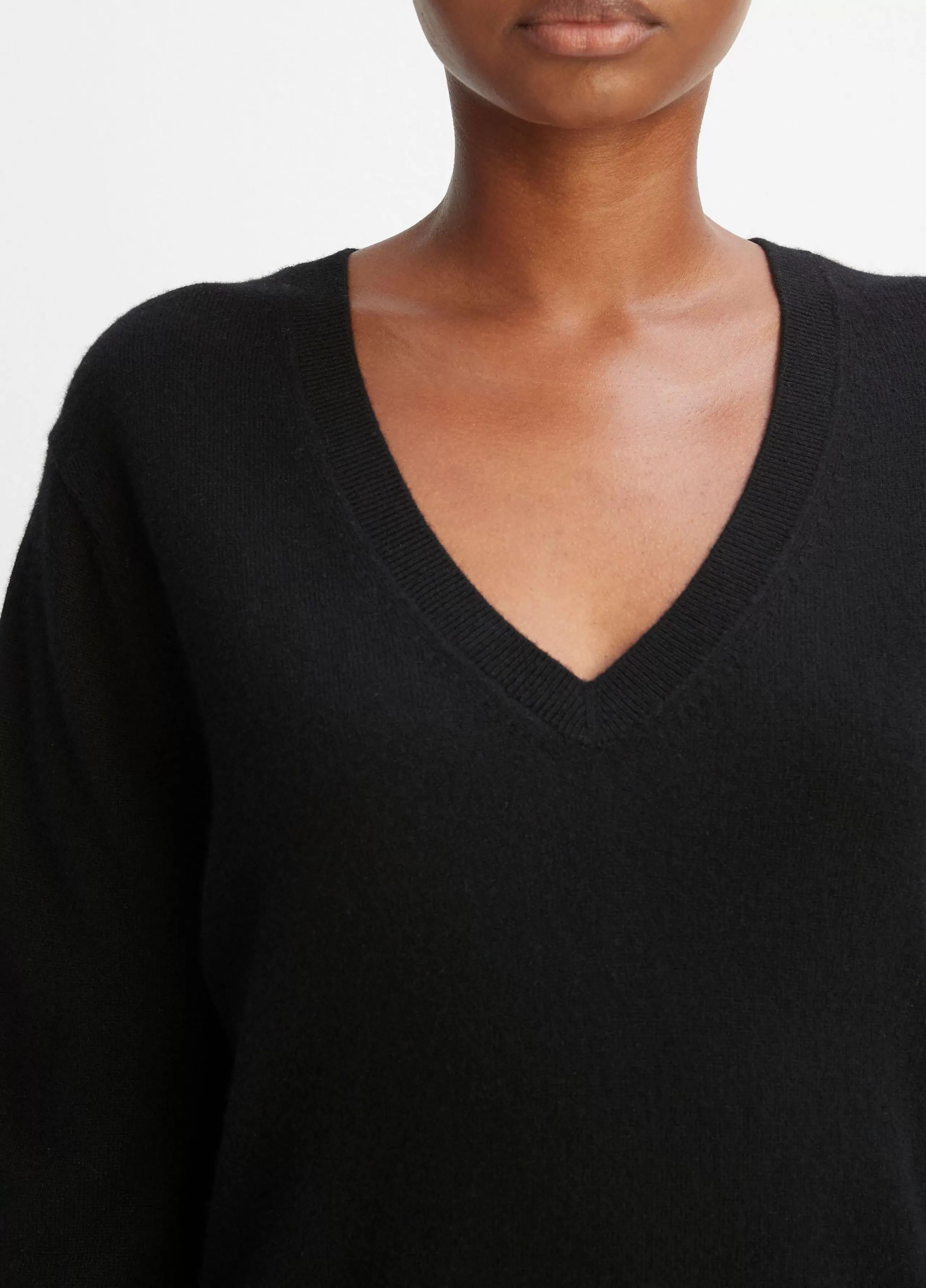 Women Vince Cashmere Weekend V-Neck Sweater