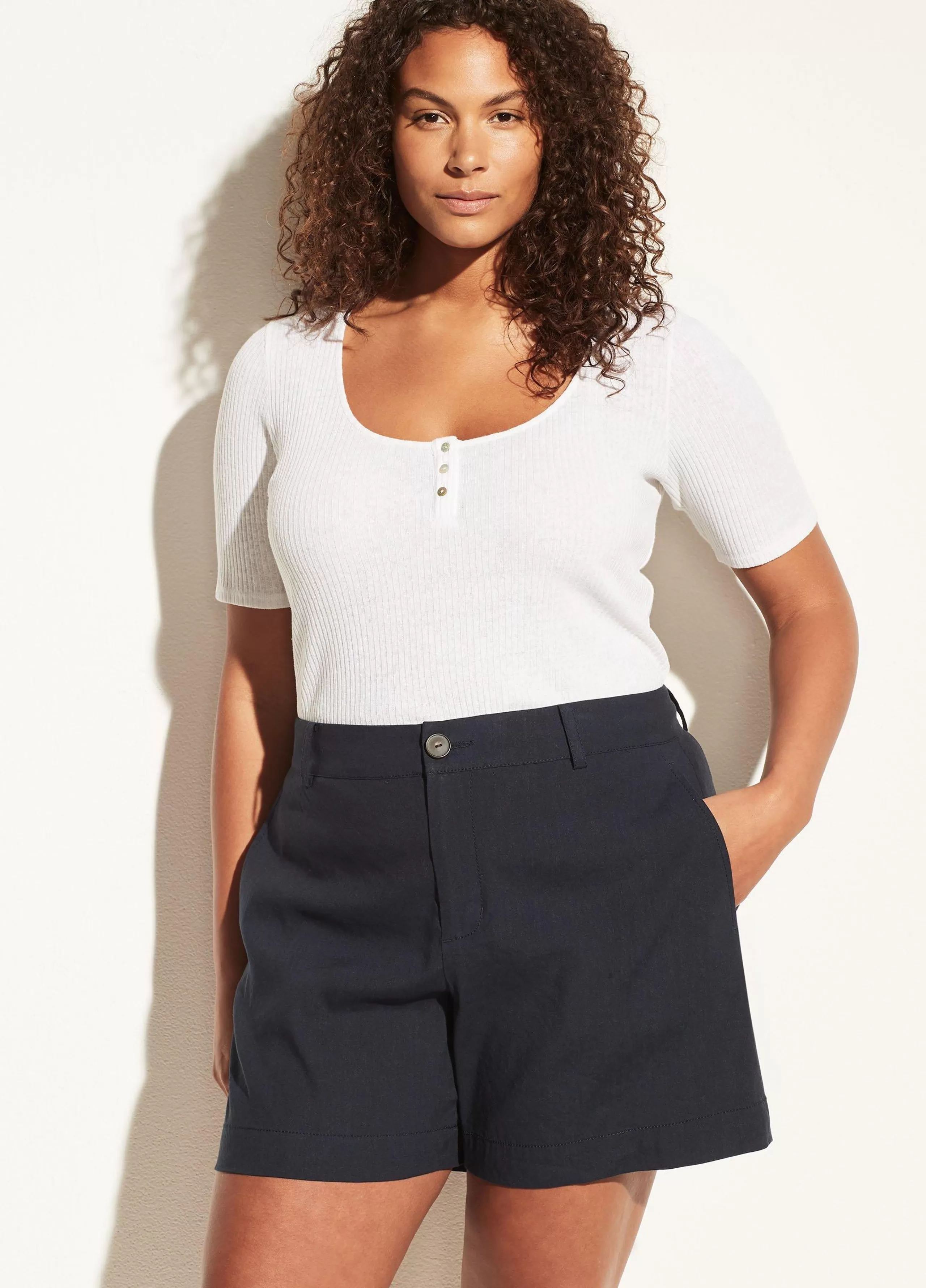 Women Vince Casual Linen Short