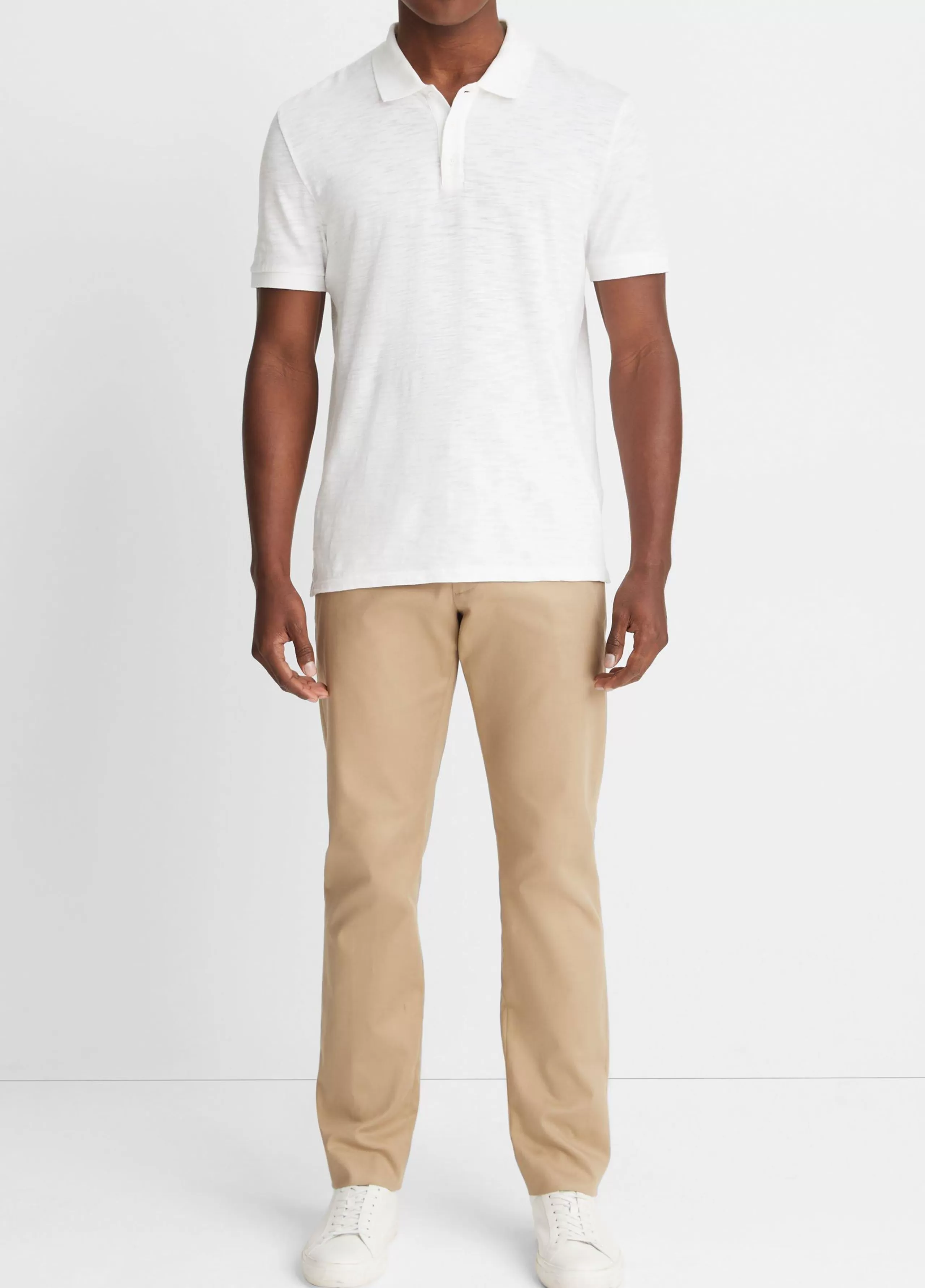 Vince Classic Slub Polo Shirt