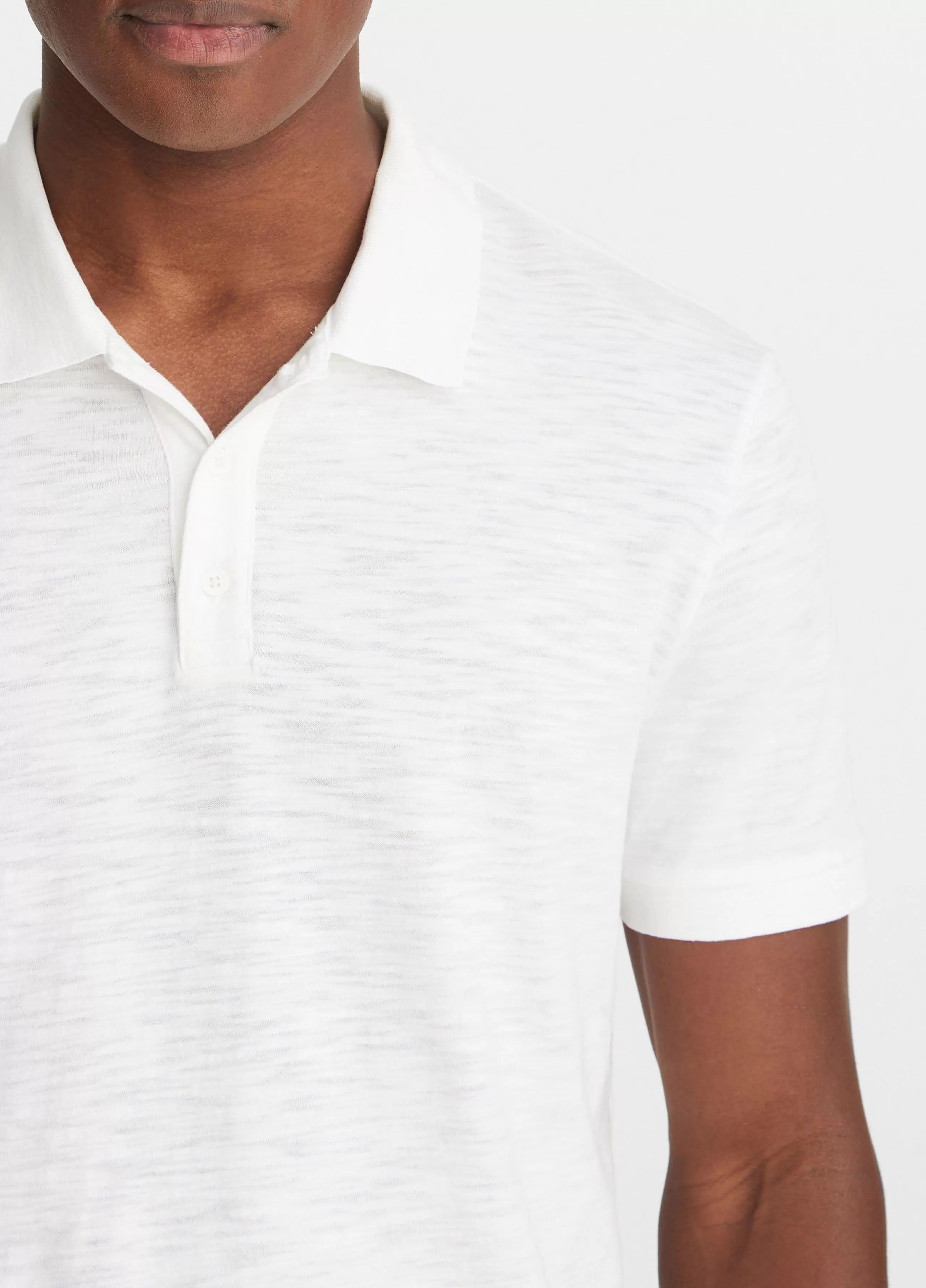 Vince Classic Slub Polo Shirt