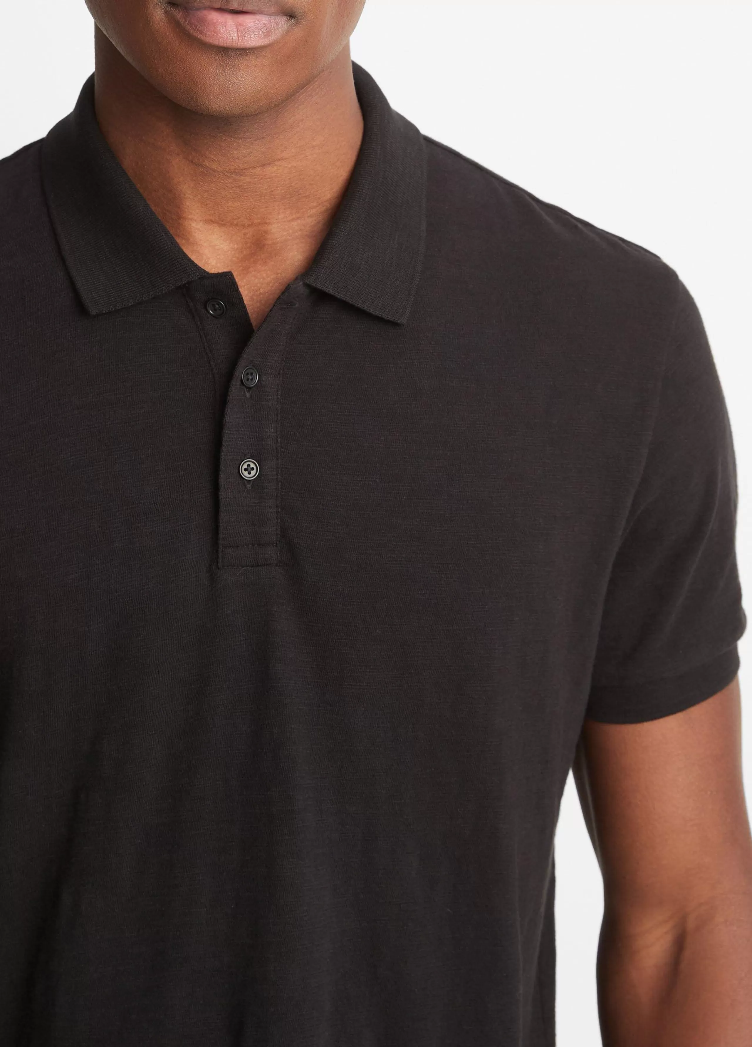 Vince Classic Slub Polo Shirt