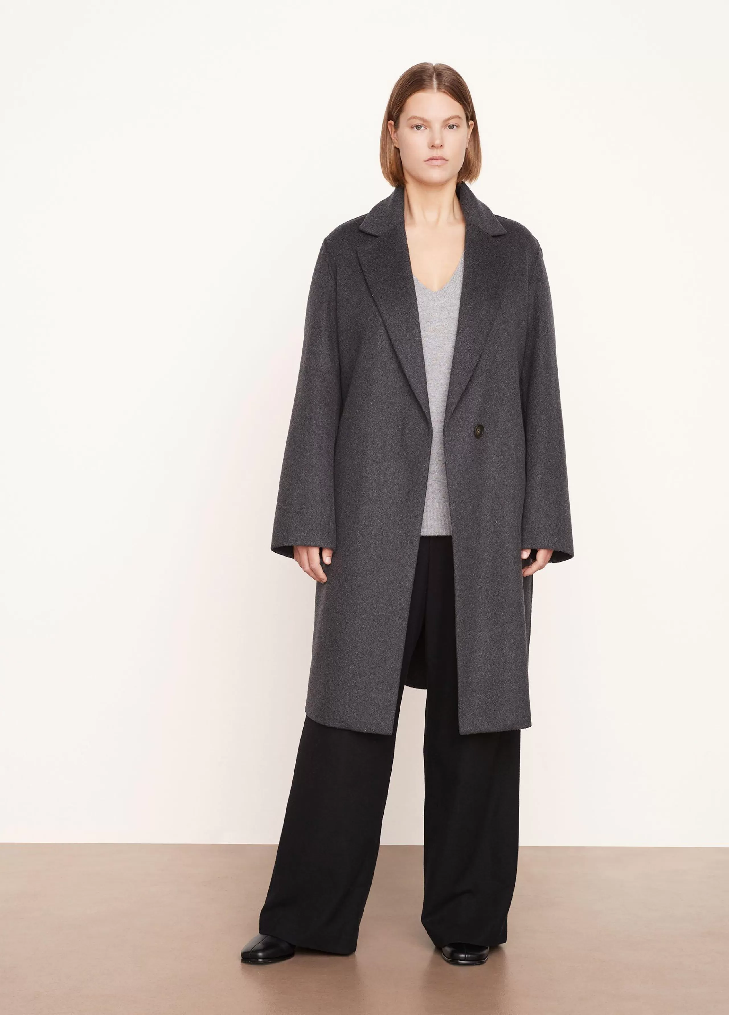 Women Vince Classic Straight Coat