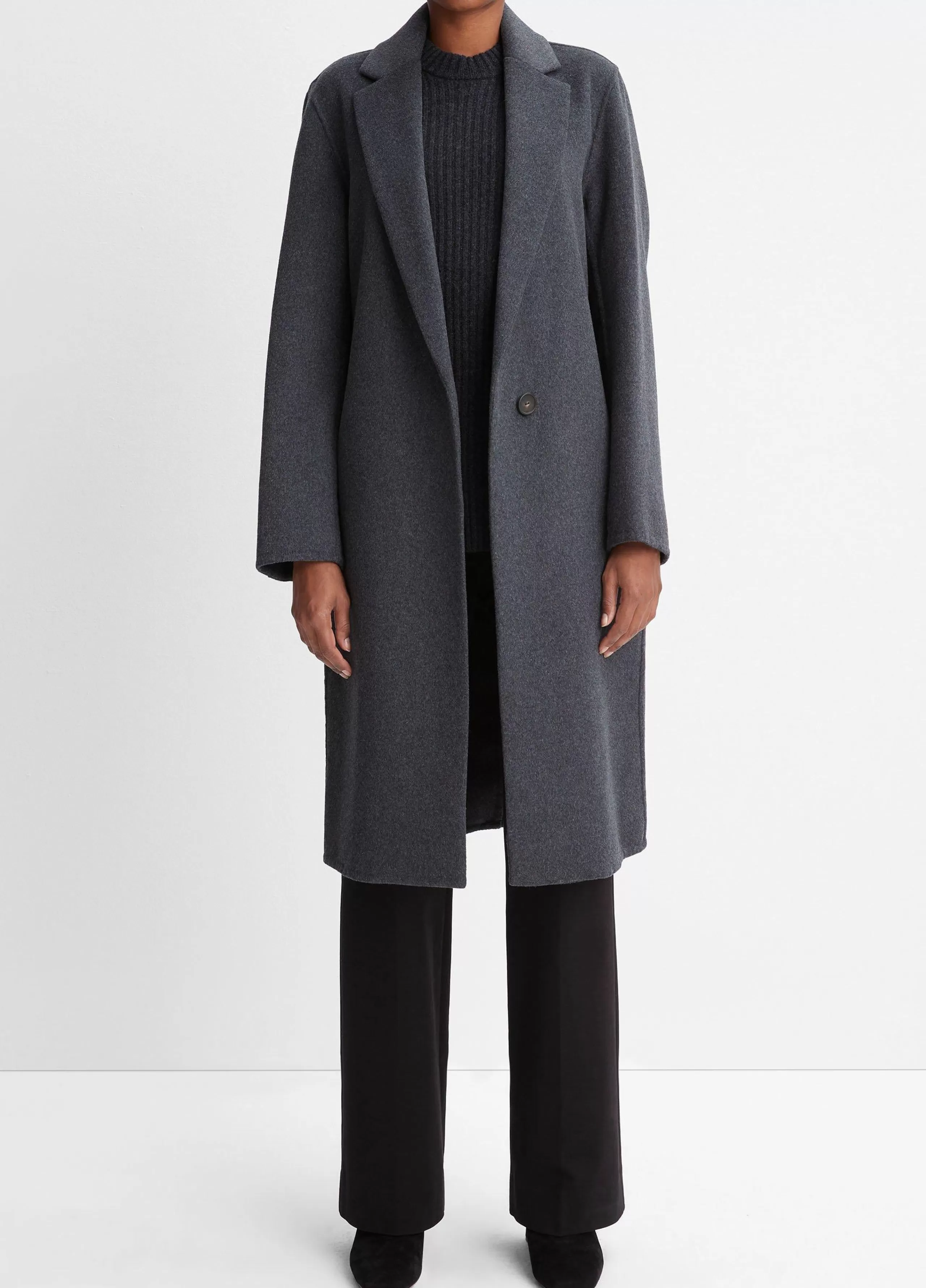 Women Vince Classic Straight Coat