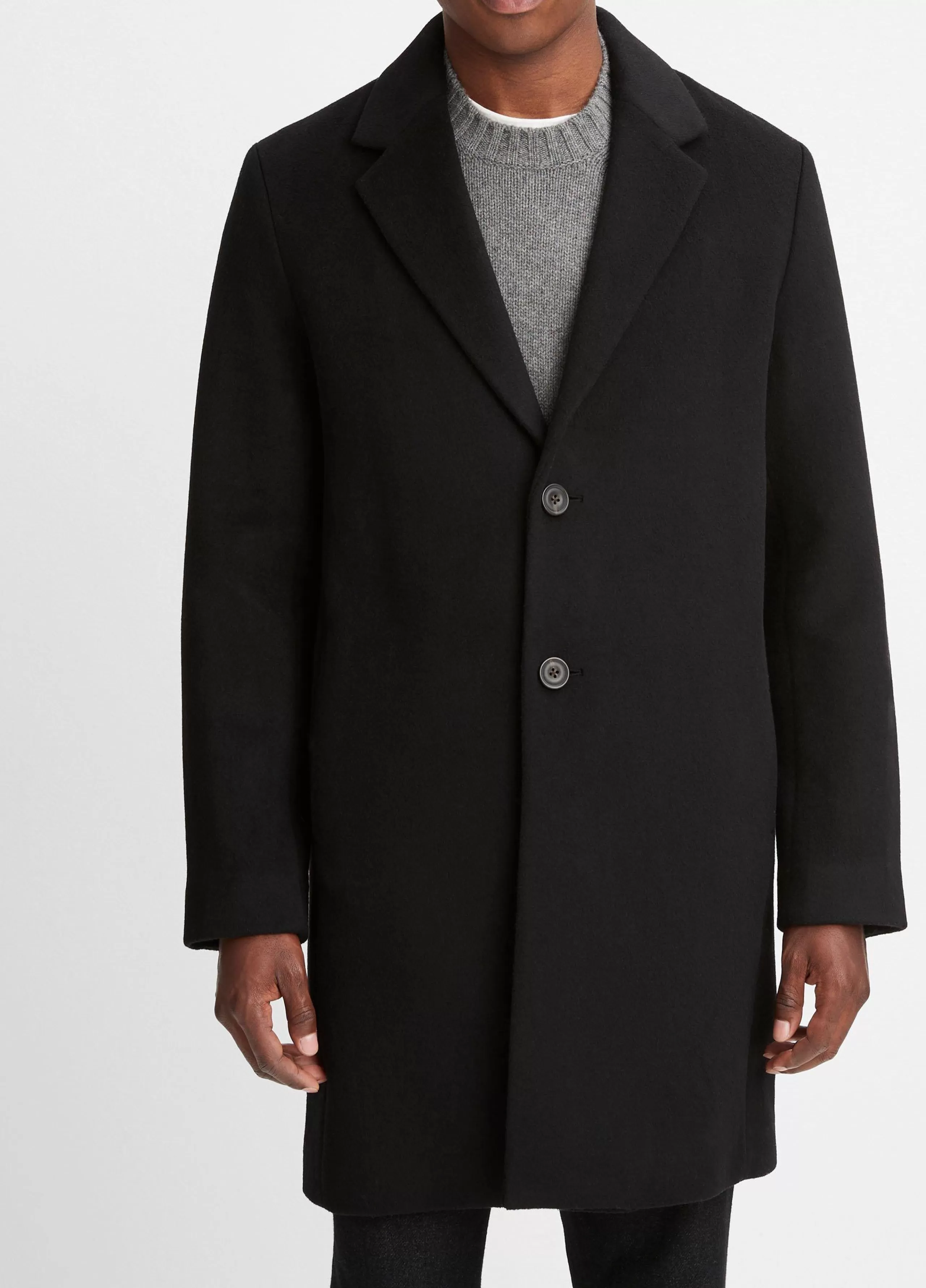 Vince Classic Wool-Blend Coat