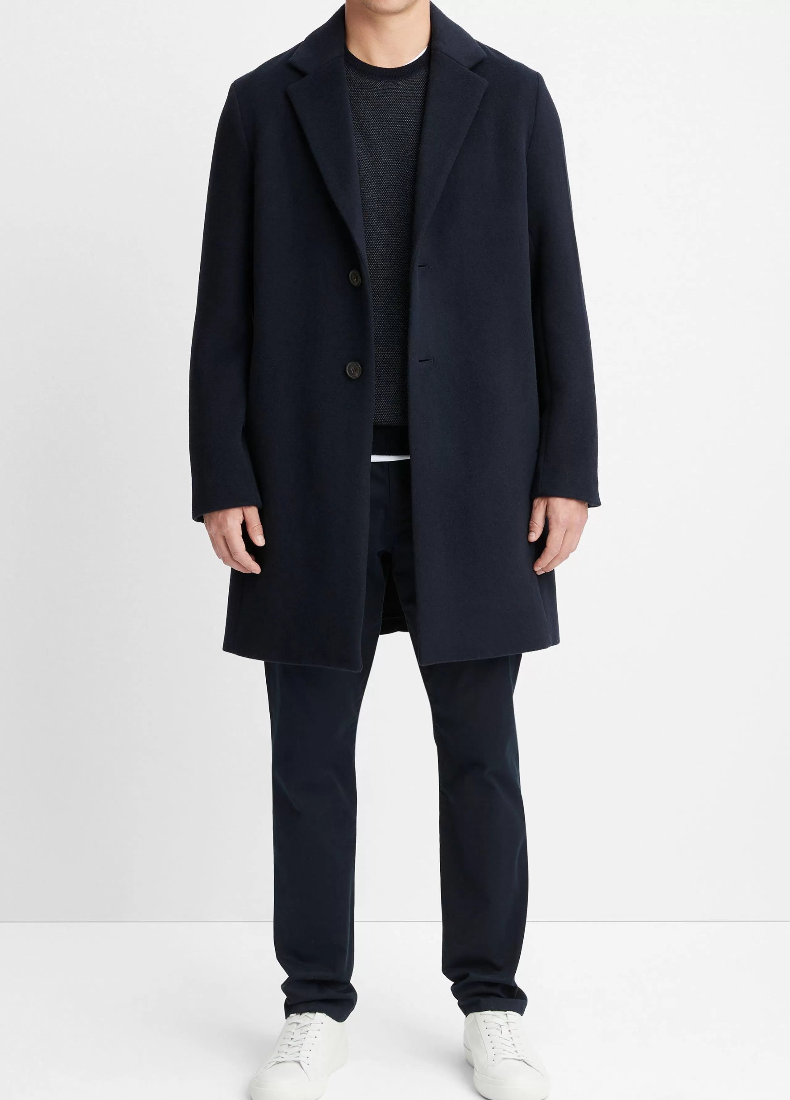 Vince Classic Wool-Blend Coat