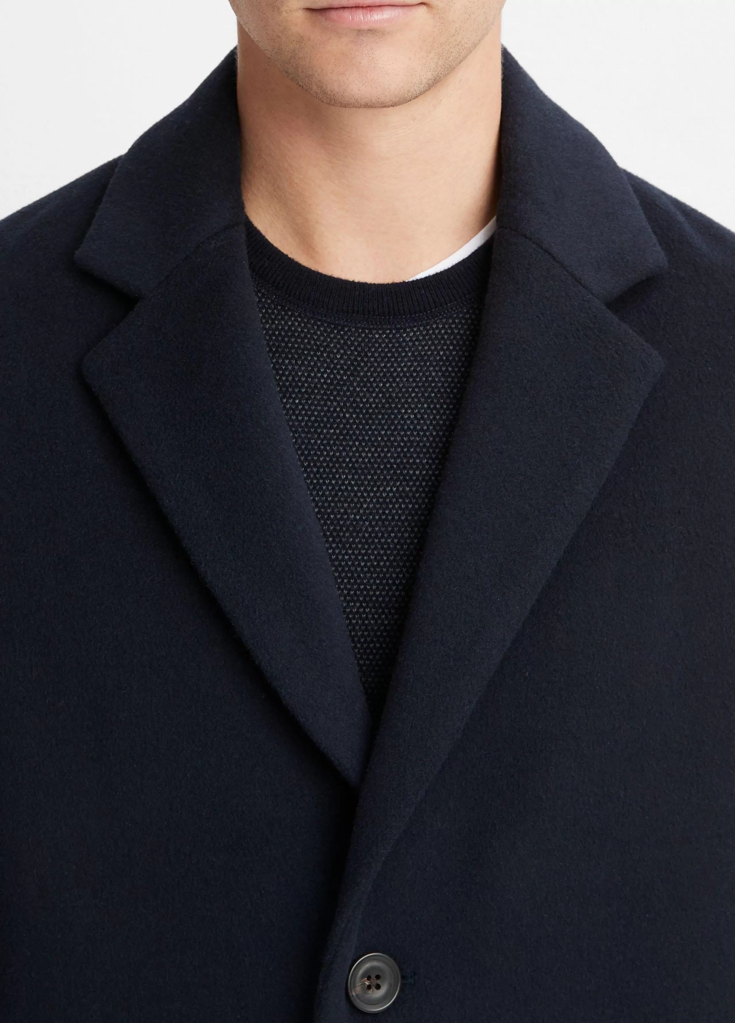 Vince Classic Wool-Blend Coat