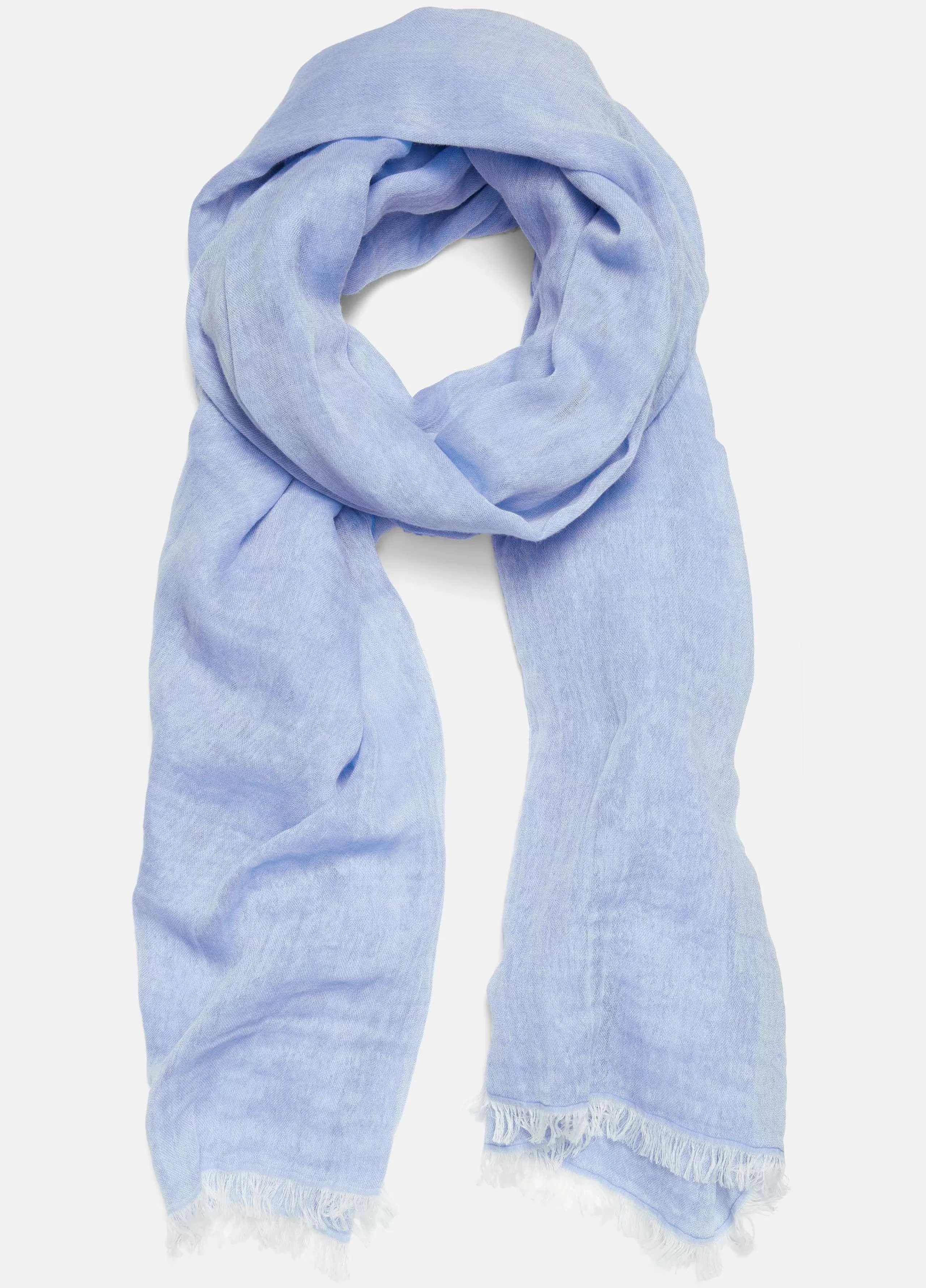 Women Vince Cotton Gauze Bi-Color Scarf