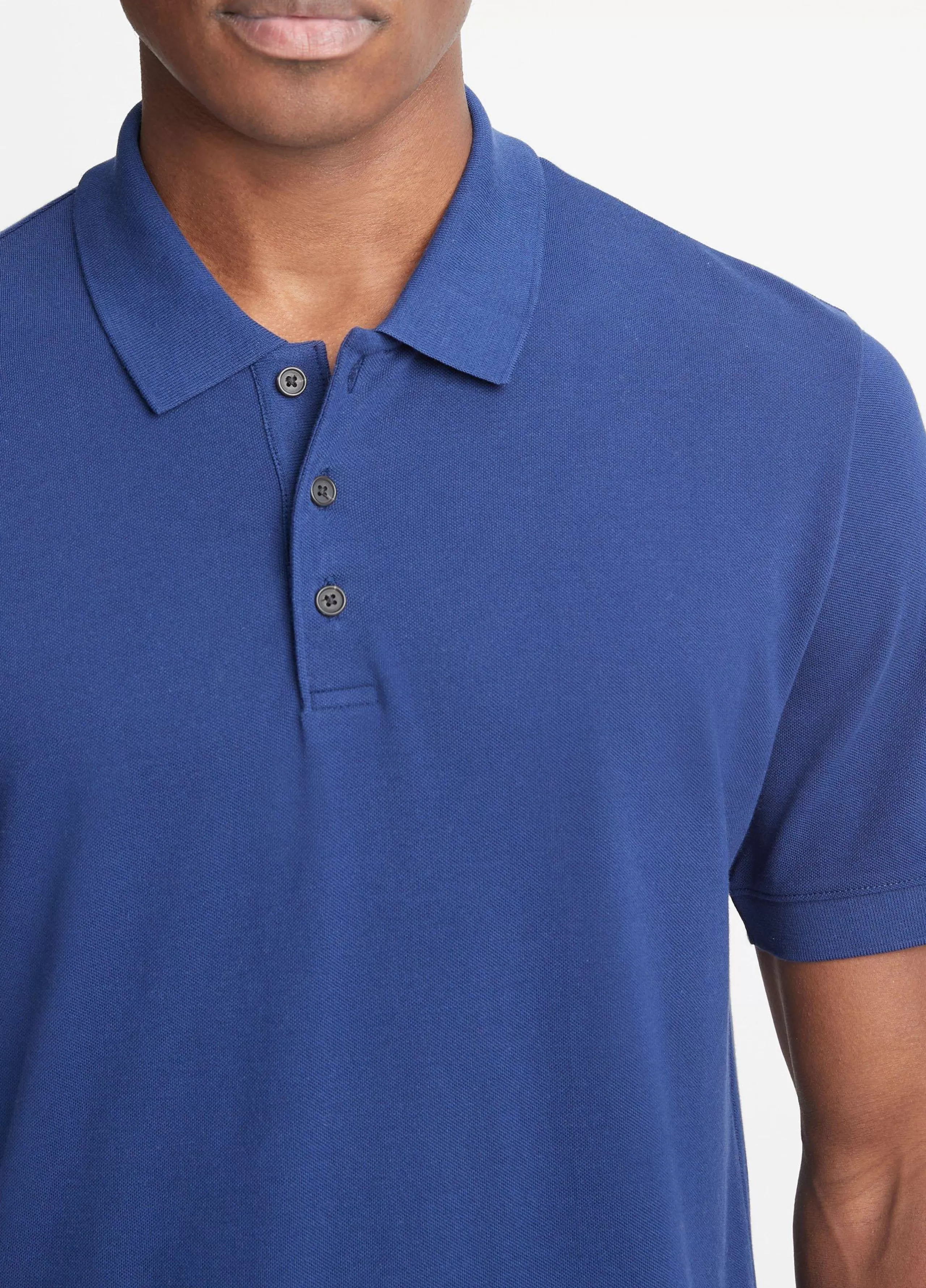 Vince Cotton Piqué Short-Sleeve Polo Shirt