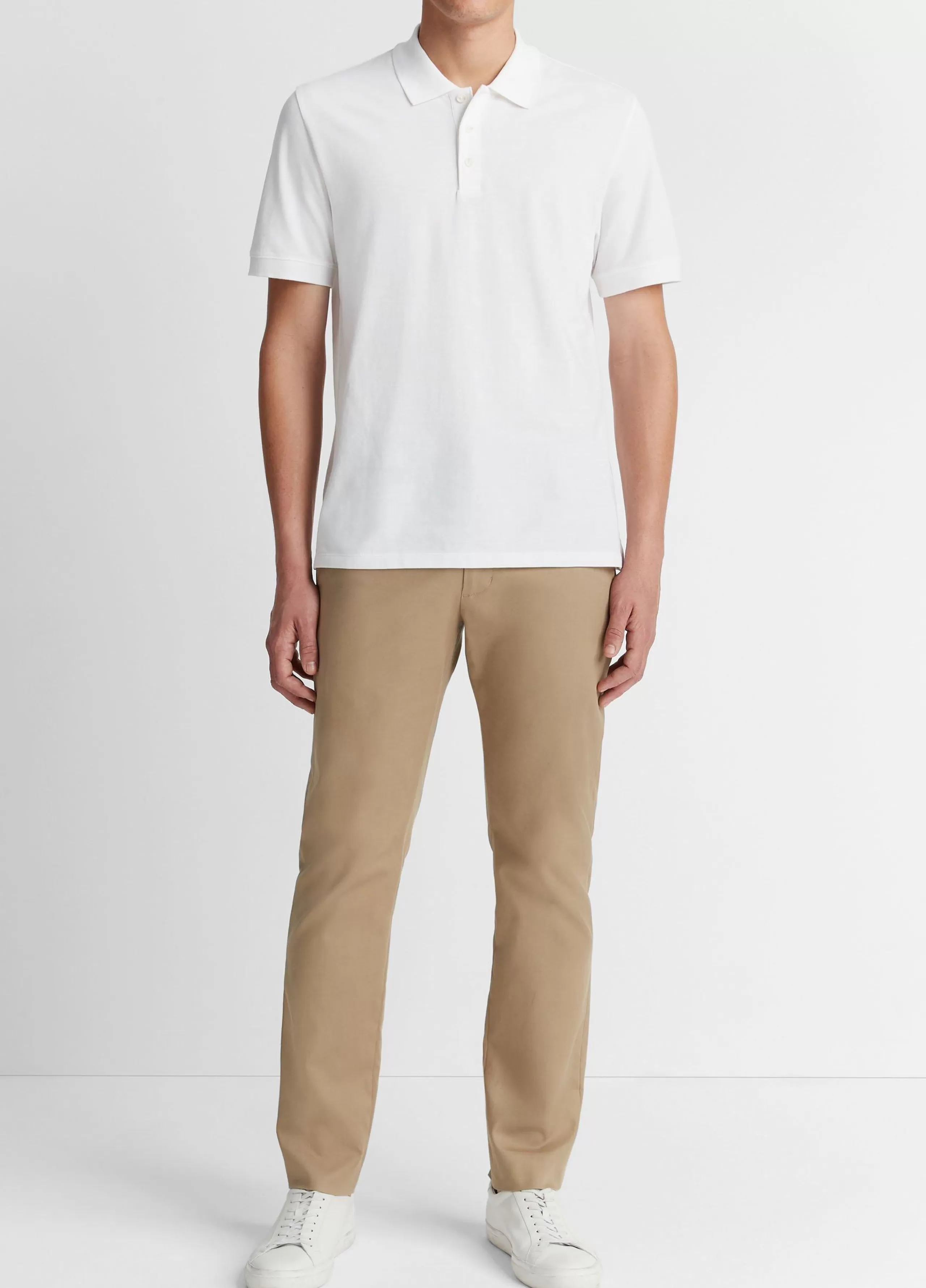 Vince Cotton Piqué Short-Sleeve Polo Shirt