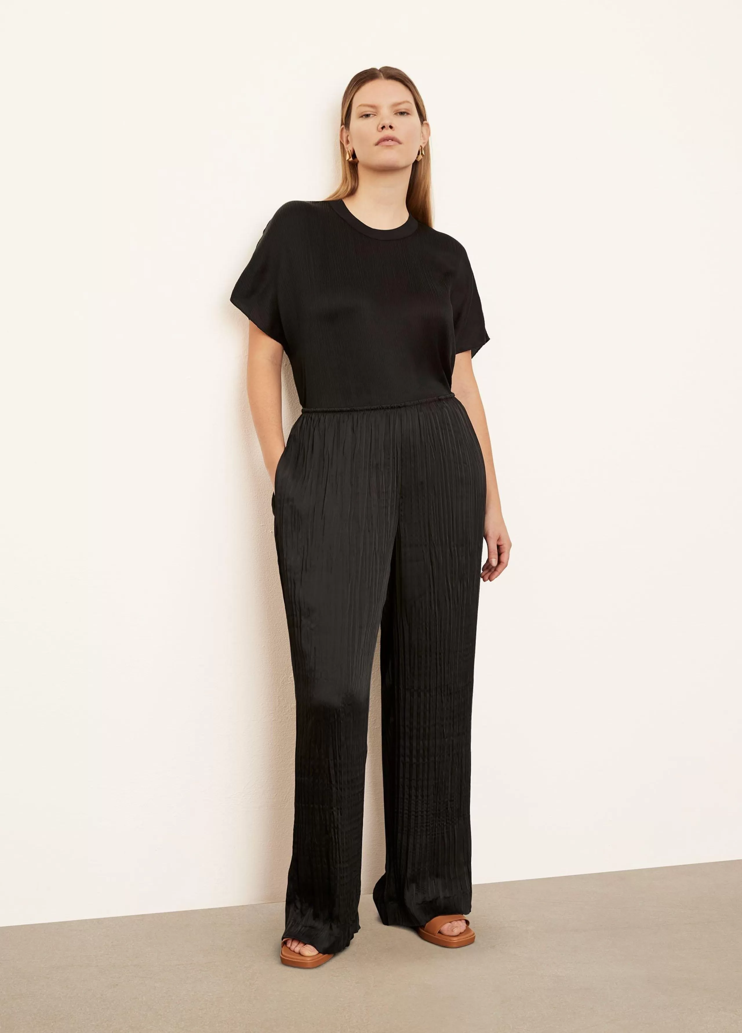 Women Vince Crushed Pull-On Pant