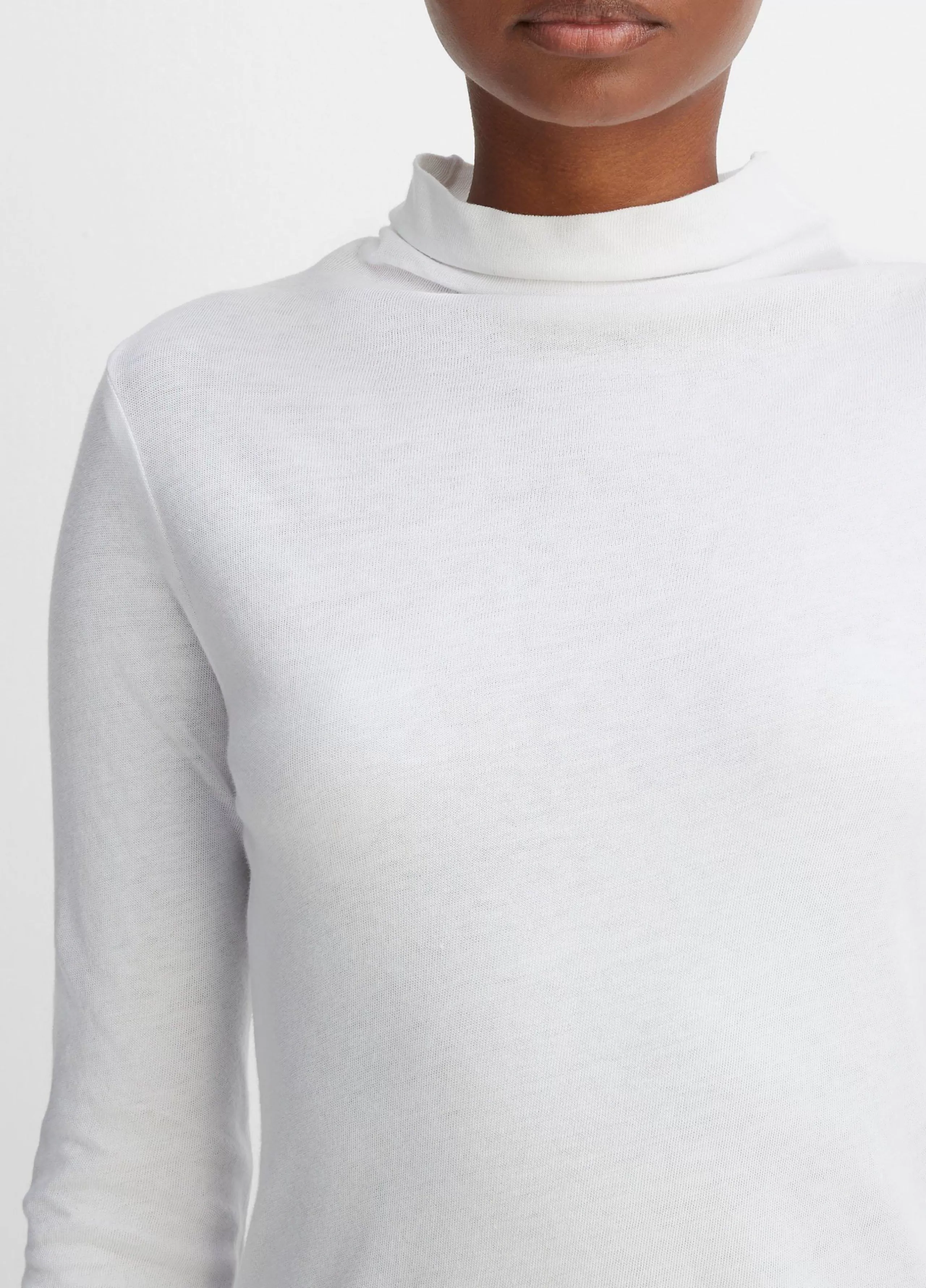 Women Vince Essential Long Sleeve Turtleneck