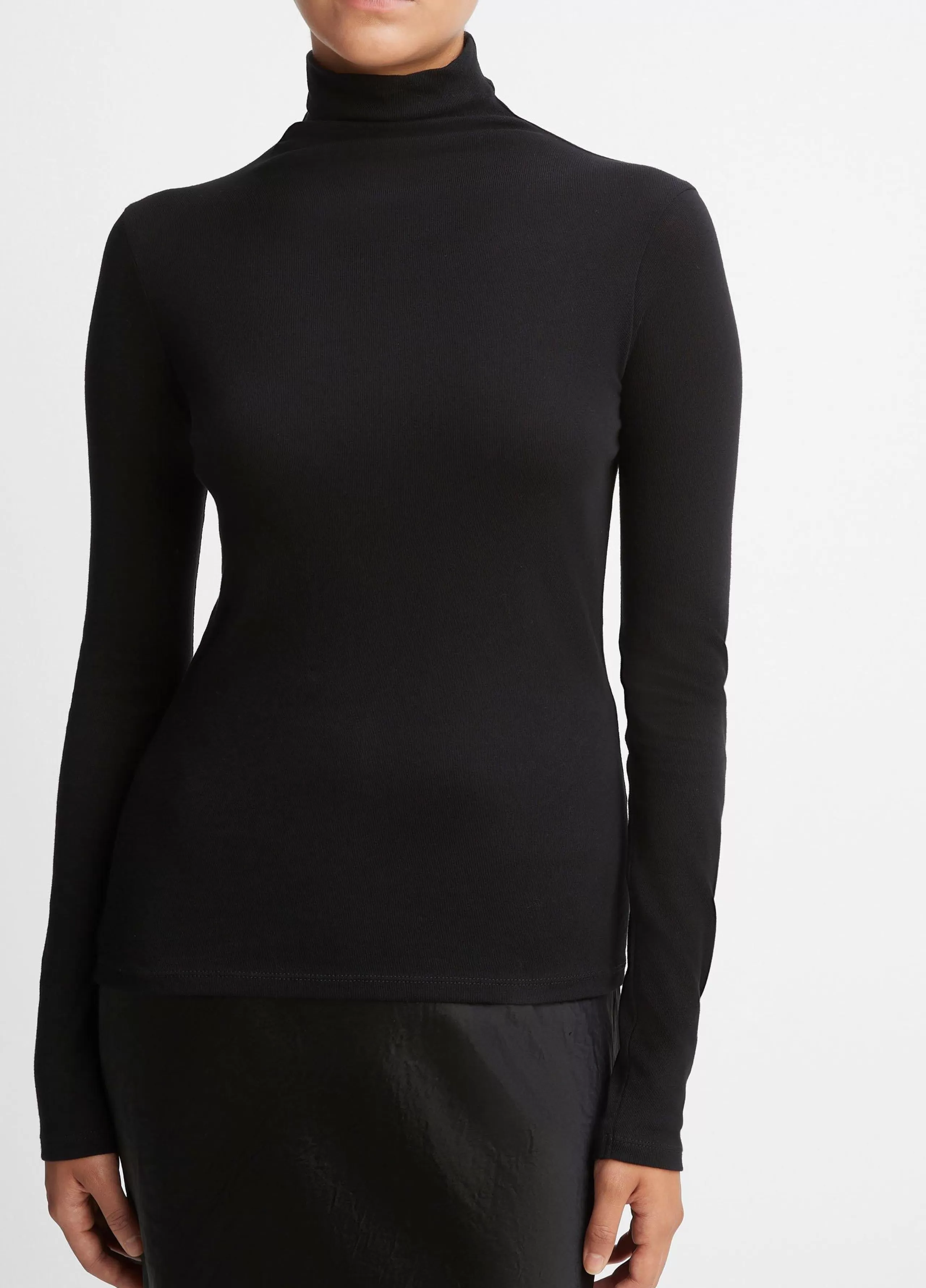 Women Vince Essential Long Sleeve Turtleneck