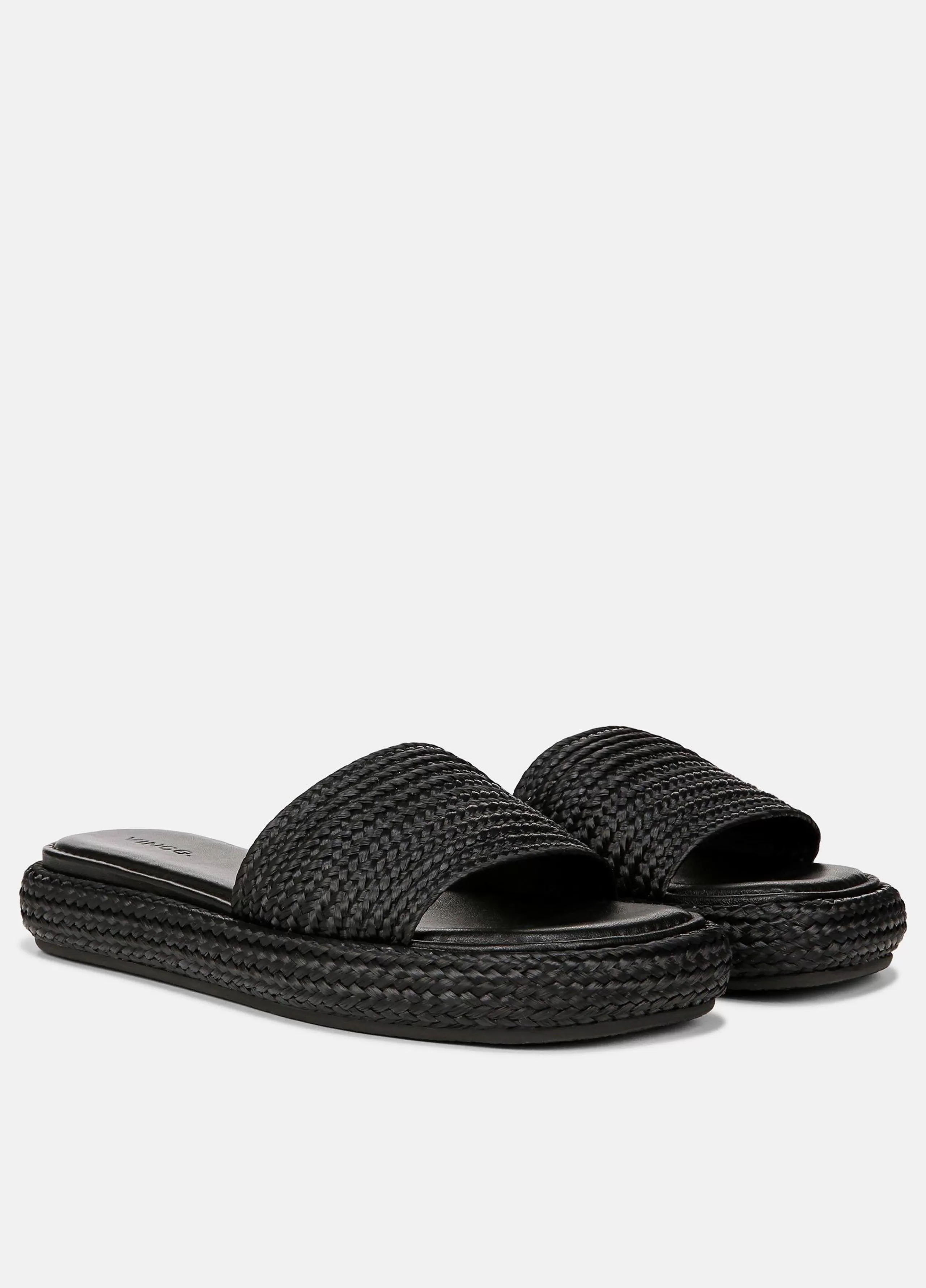 Women Vince Eva Woven Slide Sandal