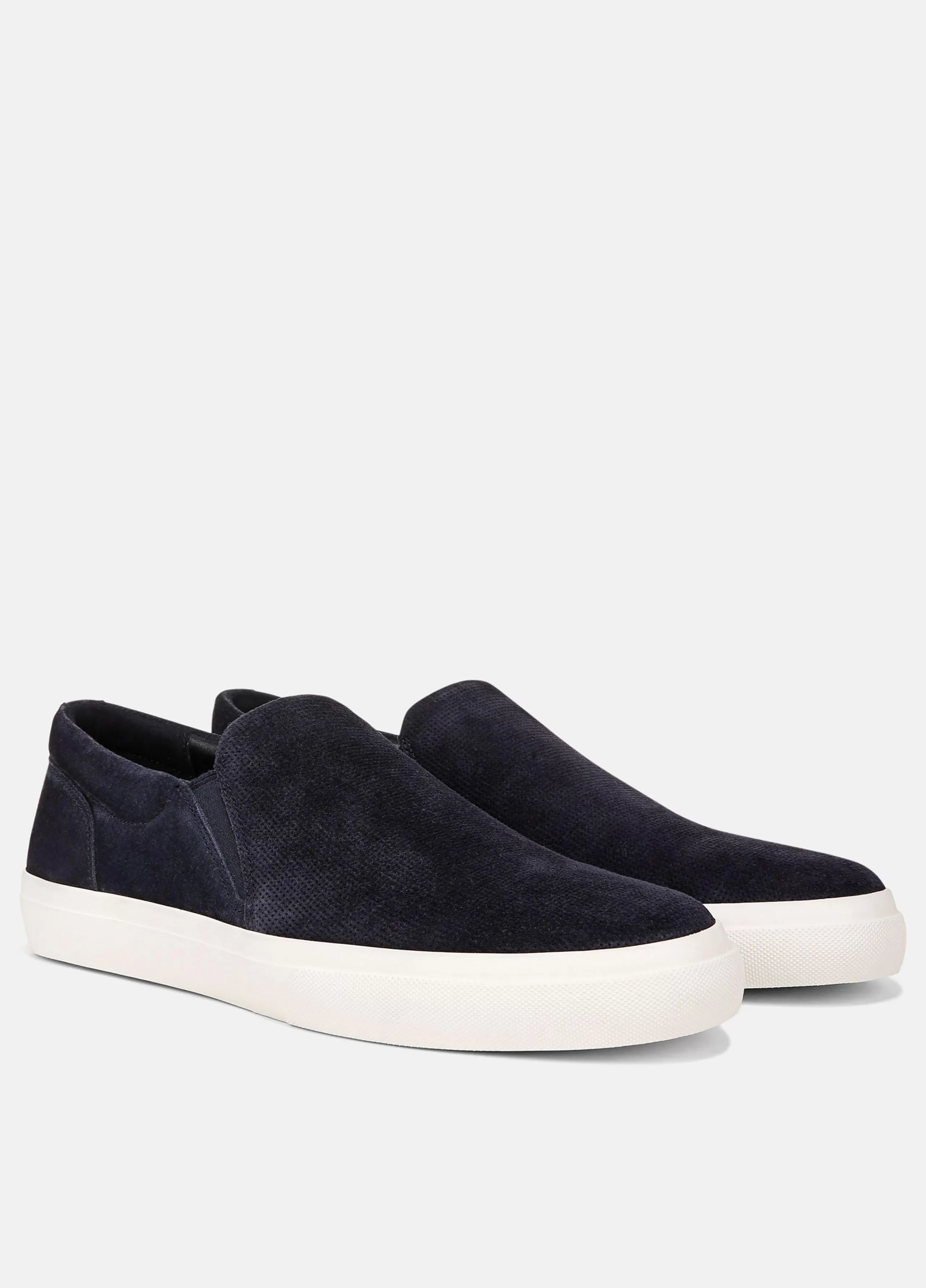 Vince Fletcher Perforated Suede Sneaker