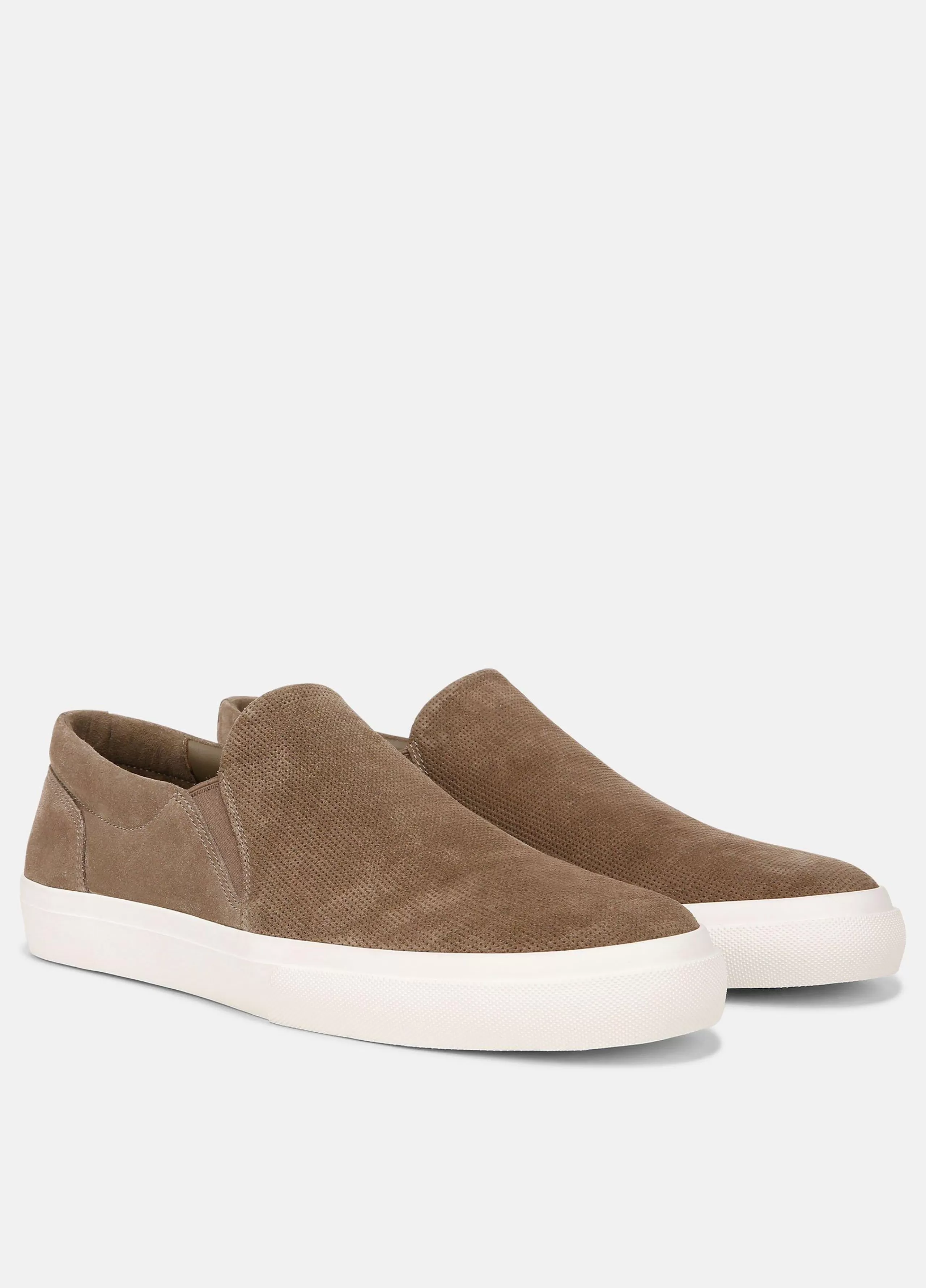 Vince Fletcher Perforated Suede Sneaker