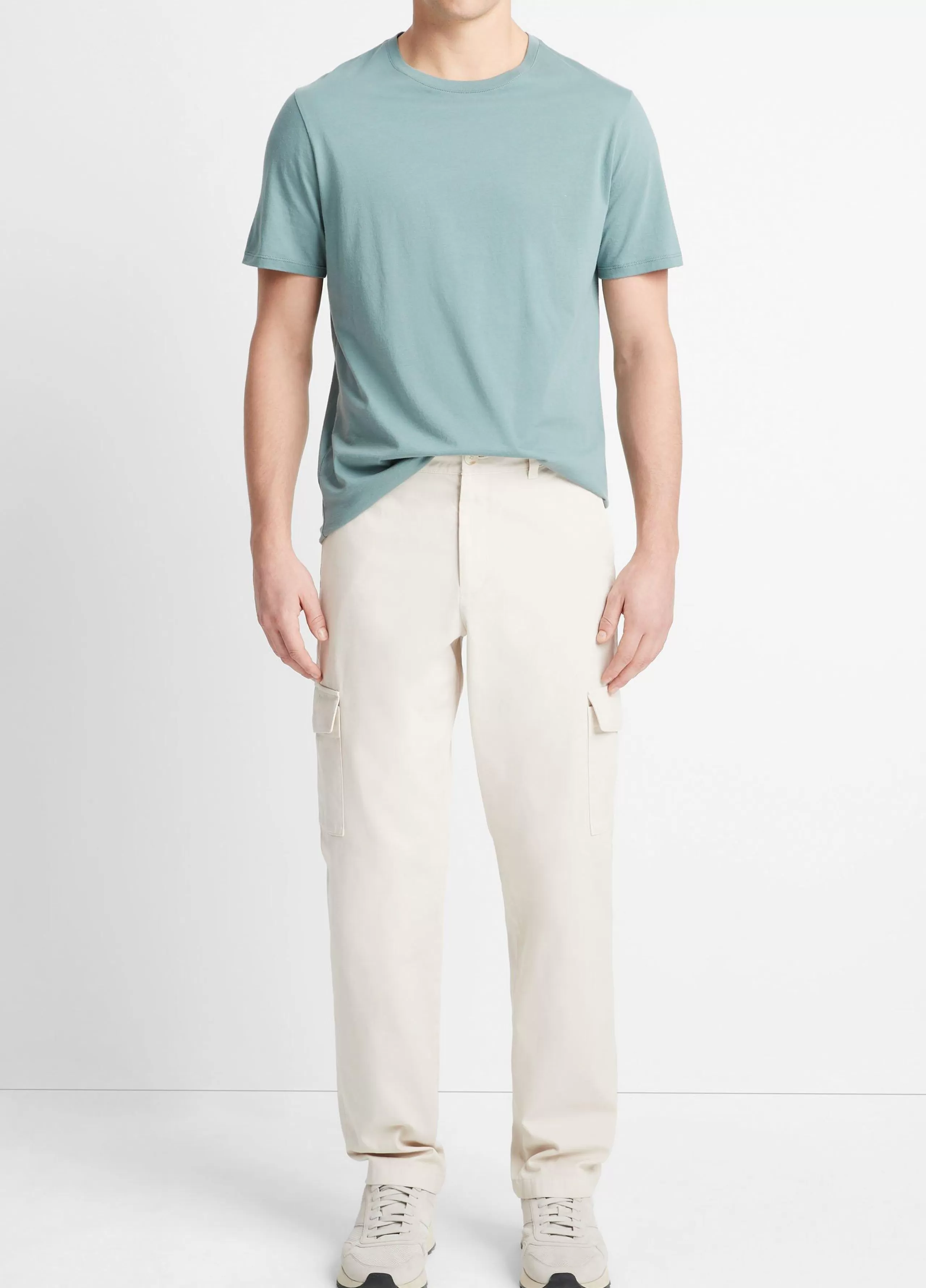 Vince Garment Dye Cotton Twill Cargo Pant