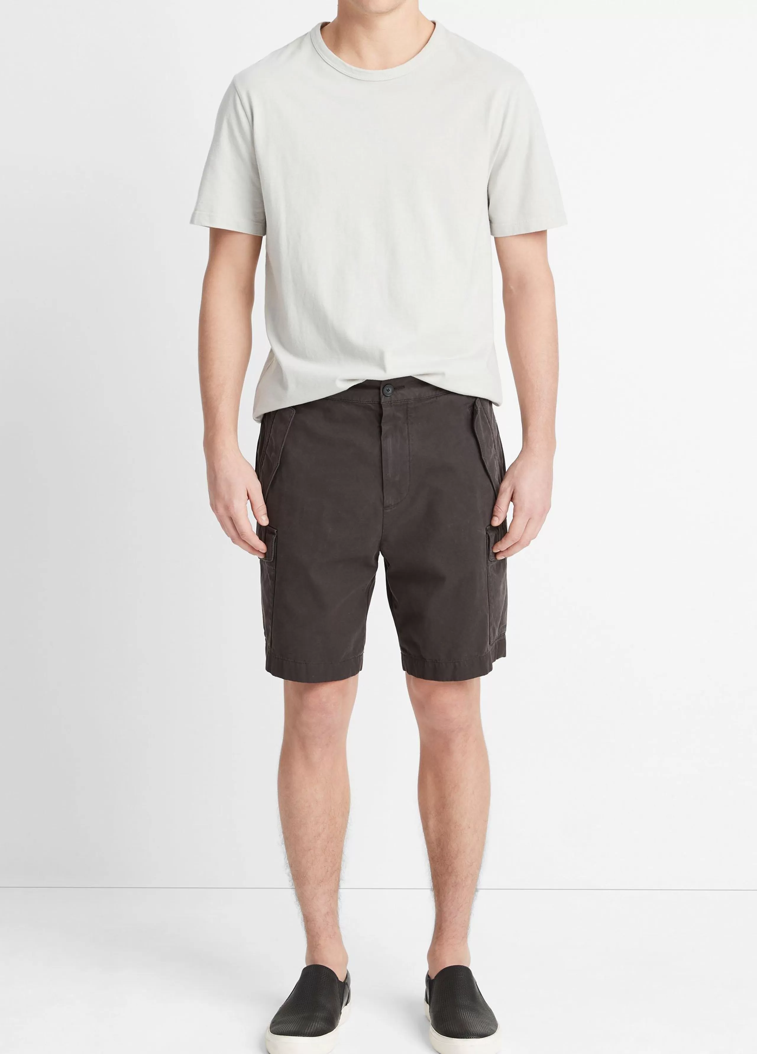 Vince Garment Dye Cotton Twill Cargo Short