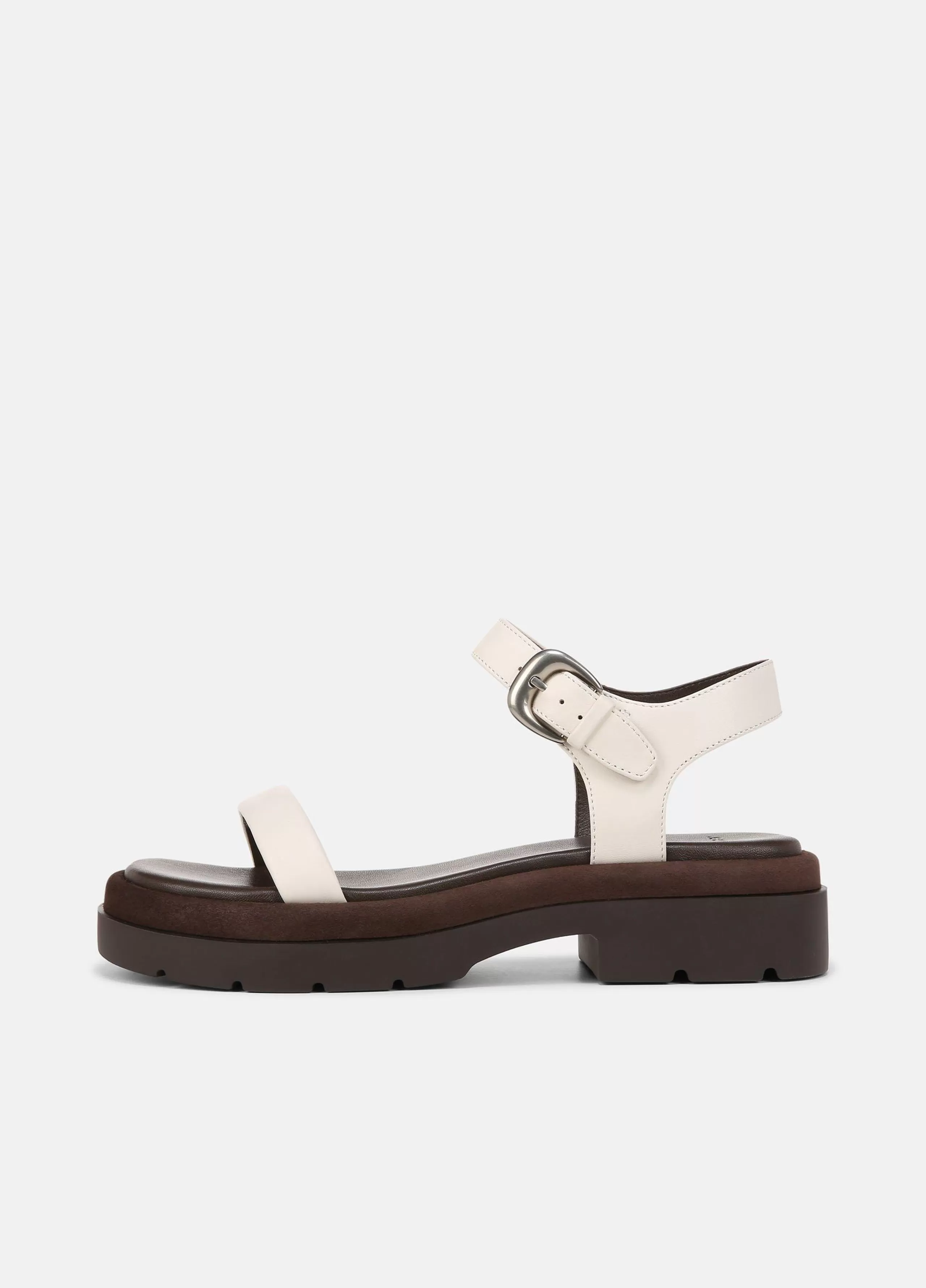 Women Vince Heloise Leather Lug-Sole Sandal