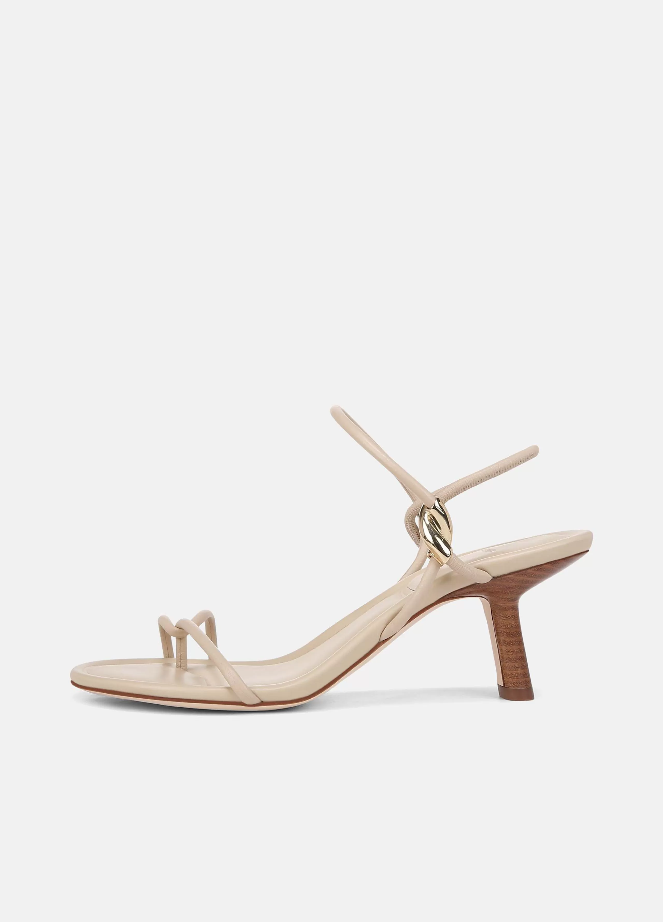 Women Vince Jolie Leather Twist Sandal