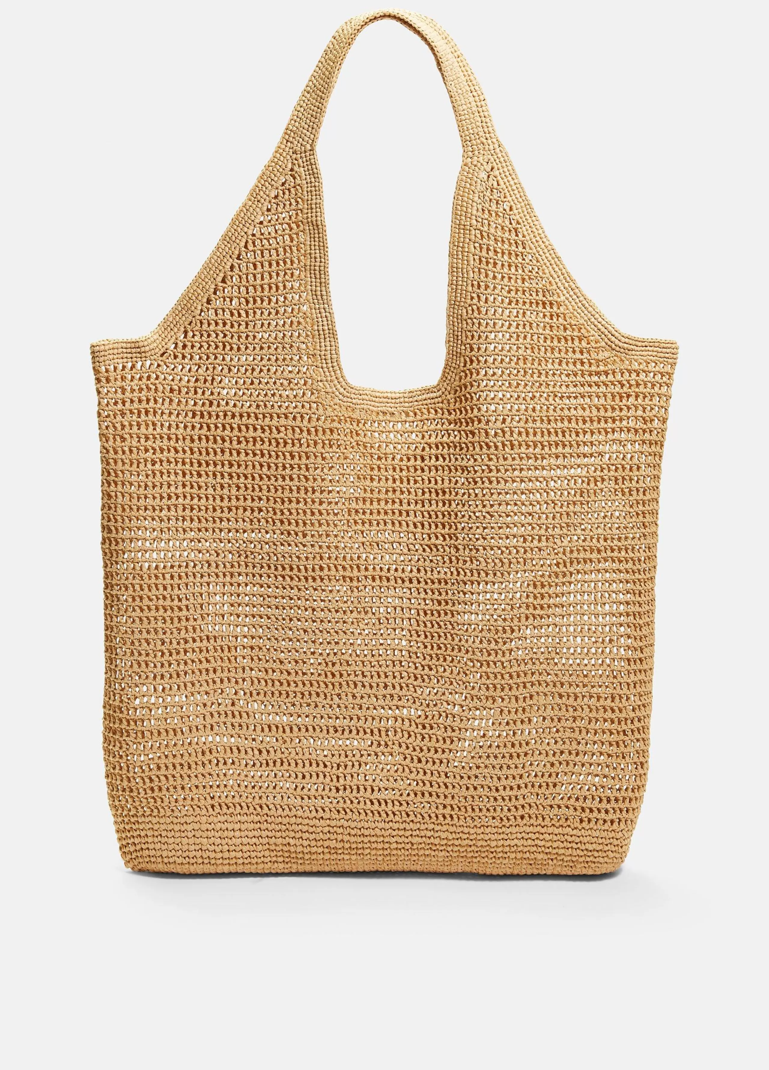 Women Vince Jumbo Straw Tote