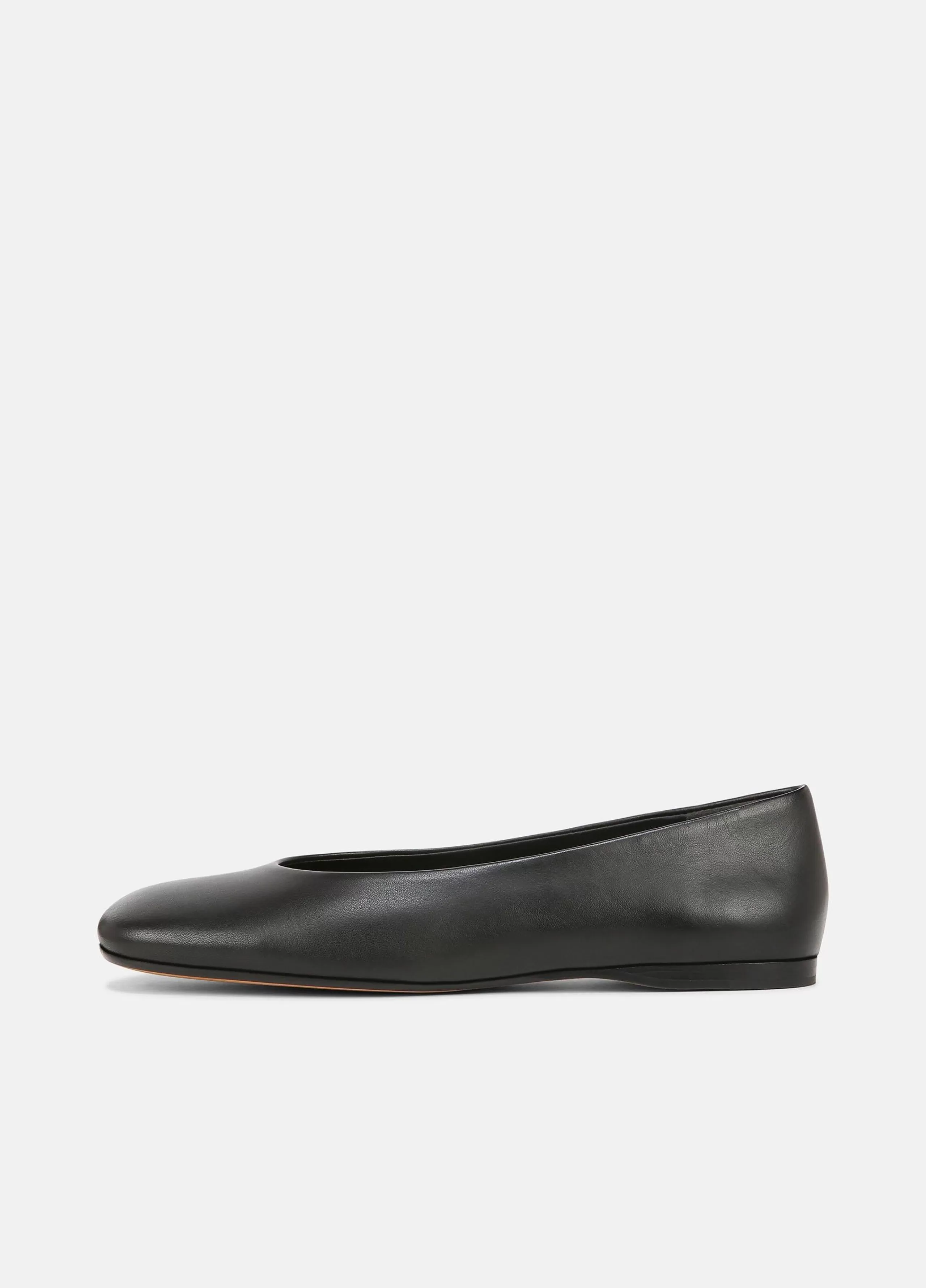 Women Vince Leah Leather Flat