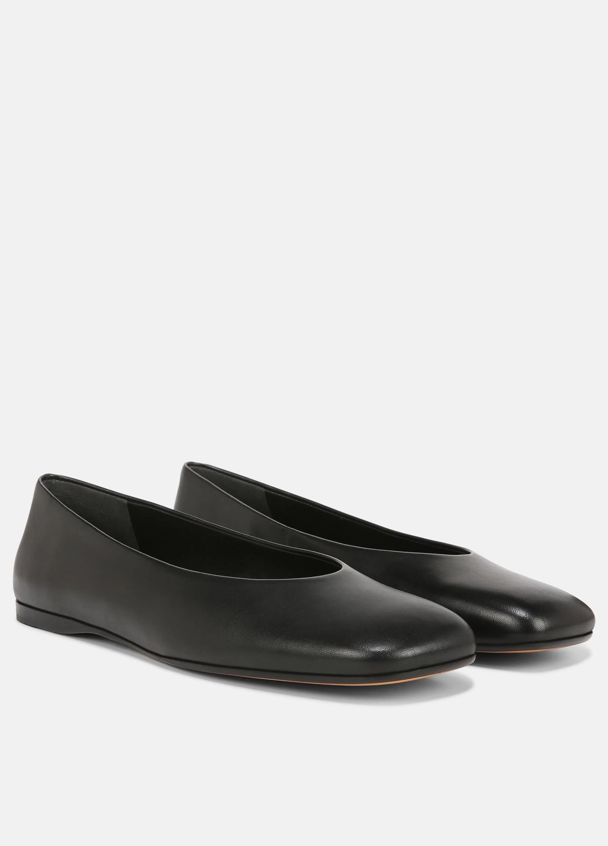 Women Vince Leah Leather Flat