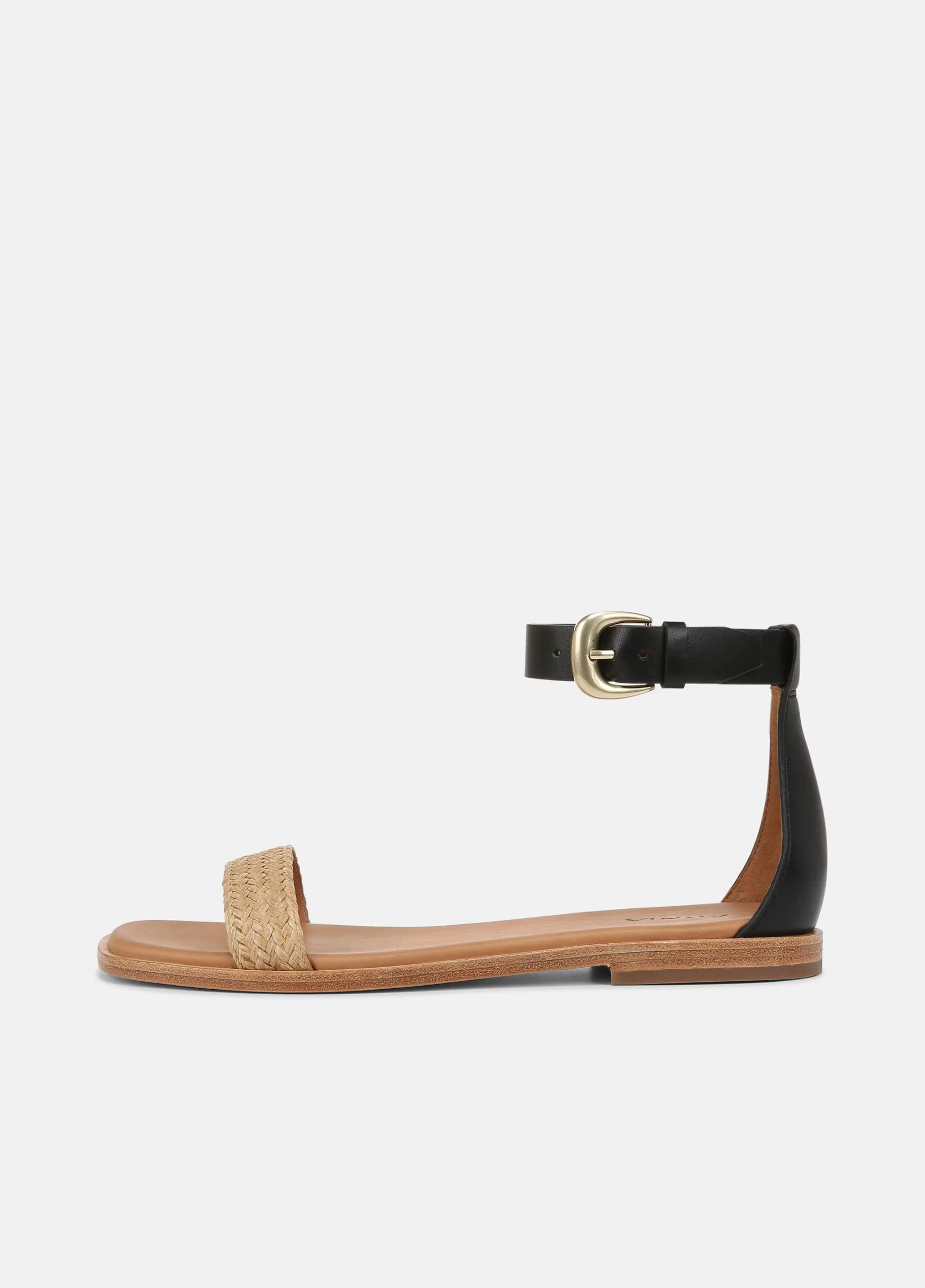 Women Vince Martina Raffia Buckle Sandal