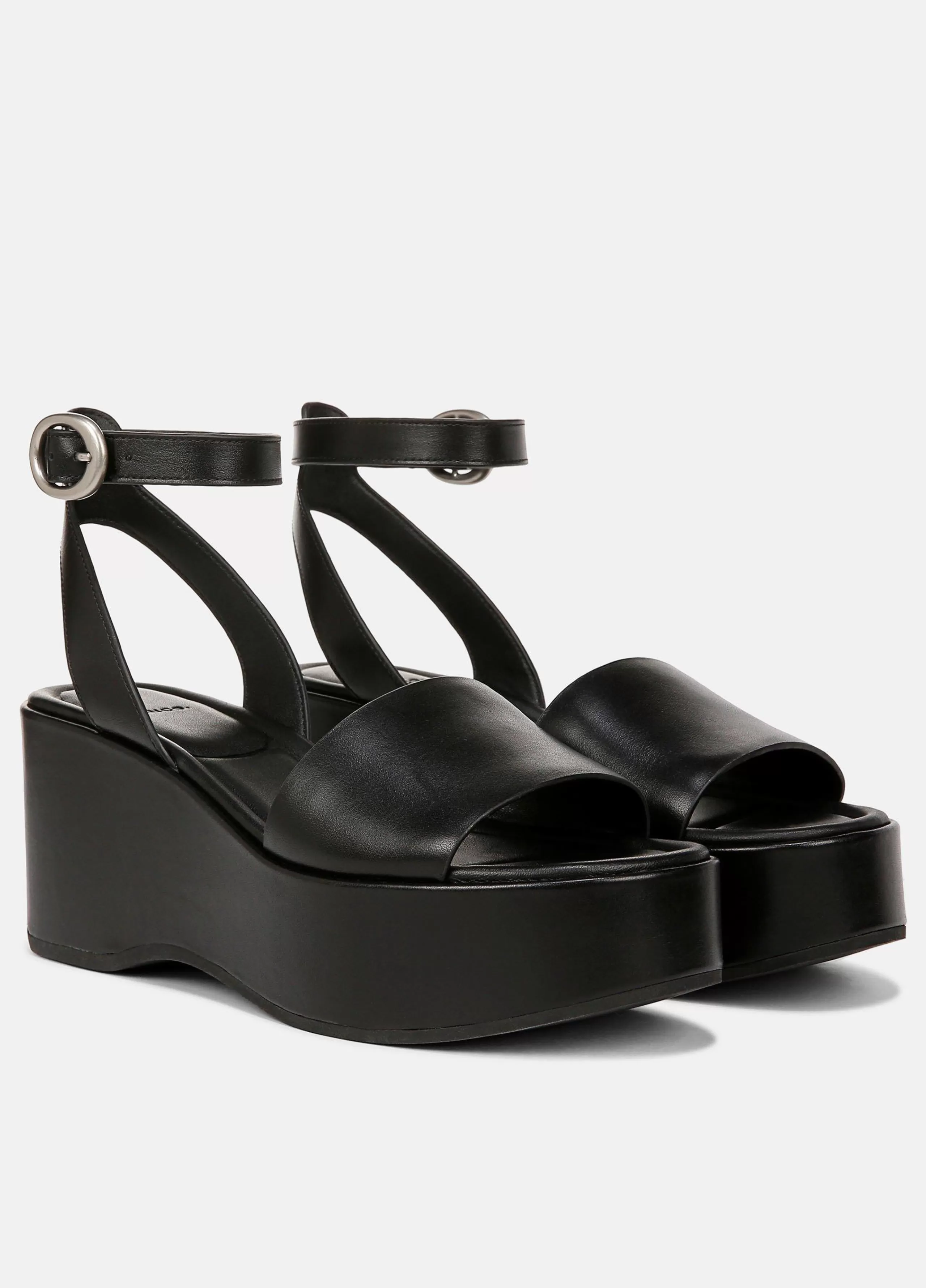 Women Vince Phillipa Leather Platform Sandal