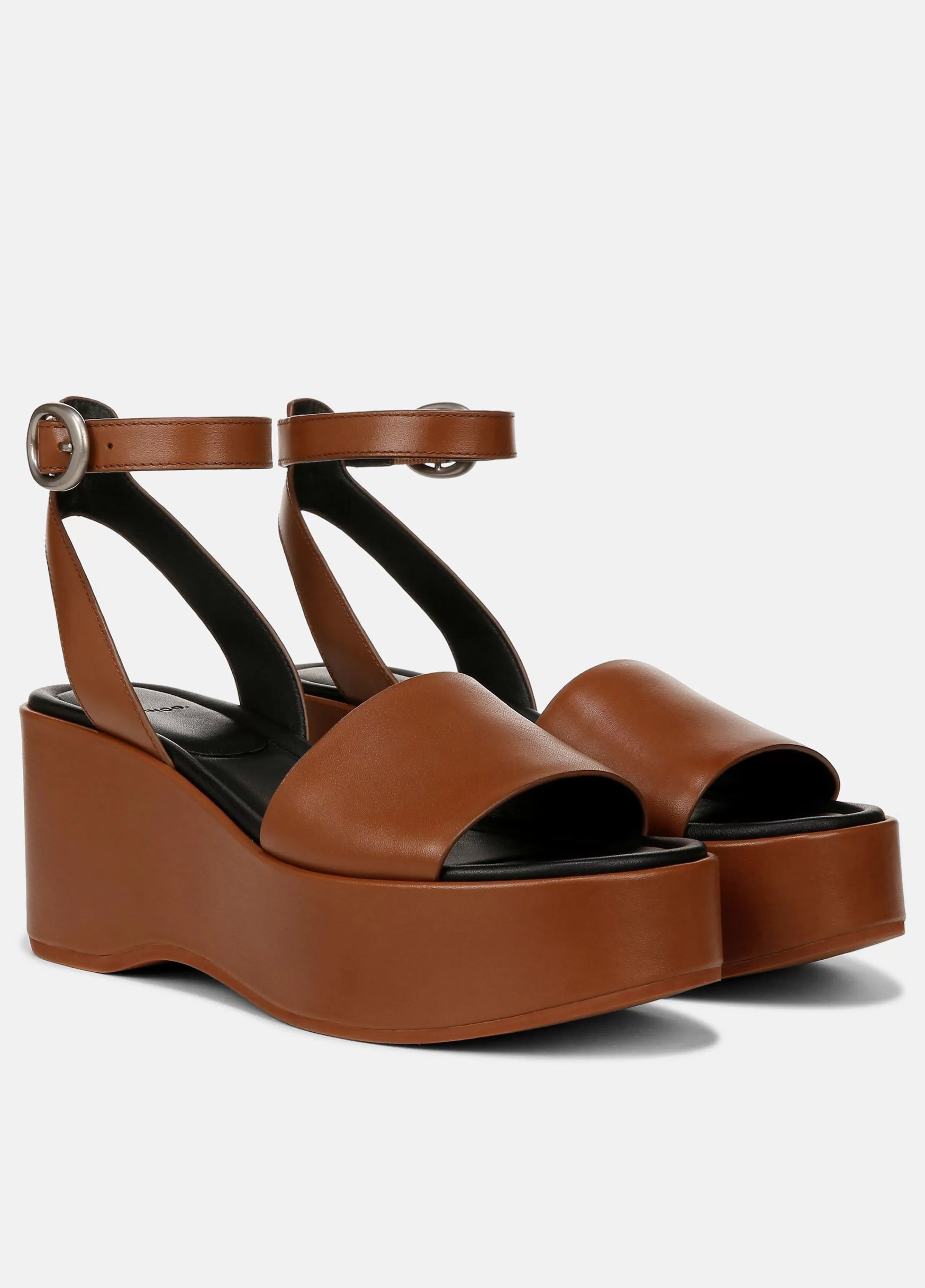 Women Vince Phillipa Leather Platform Sandal