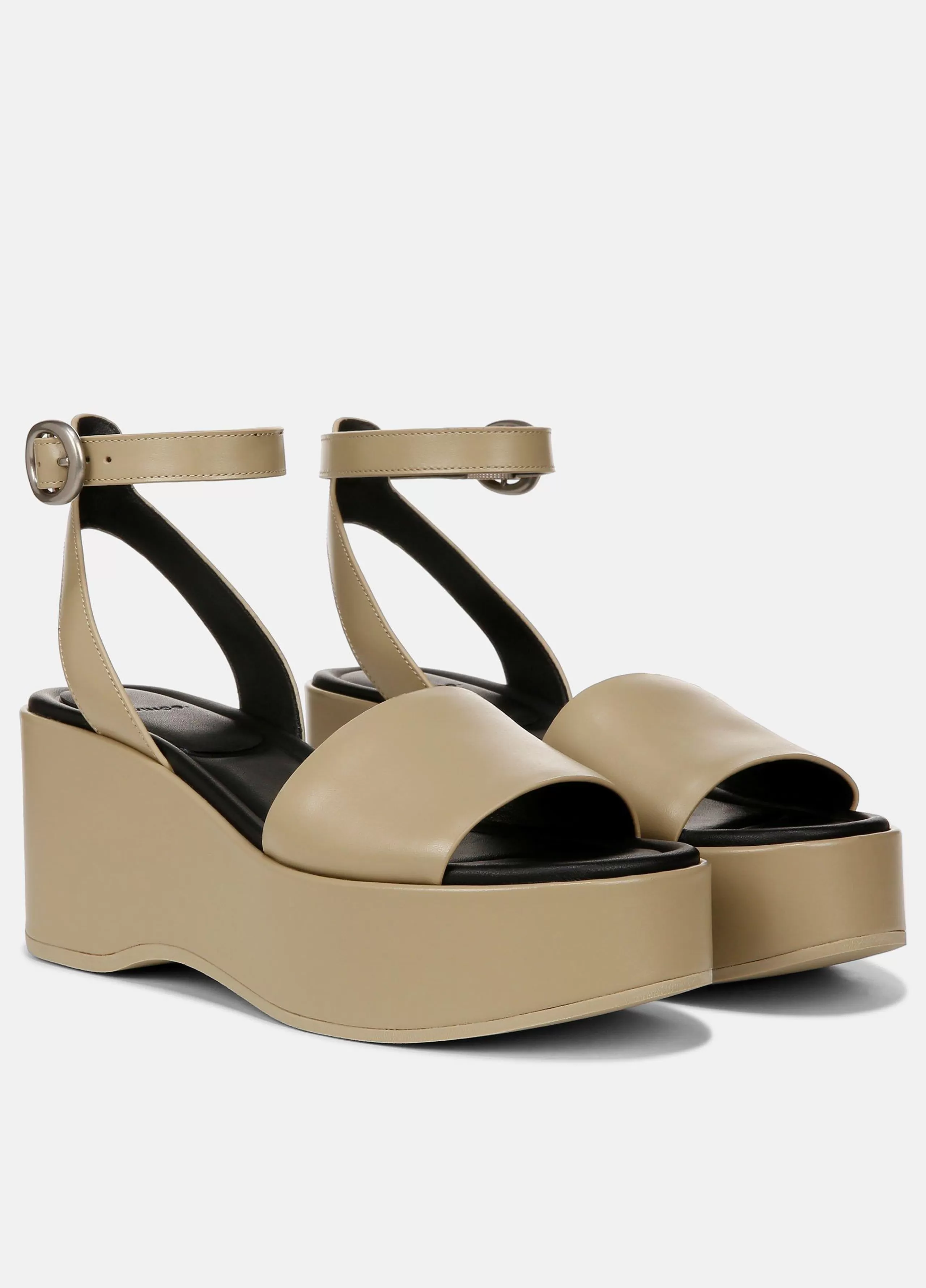 Women Vince Phillipa Leather Platform Sandal