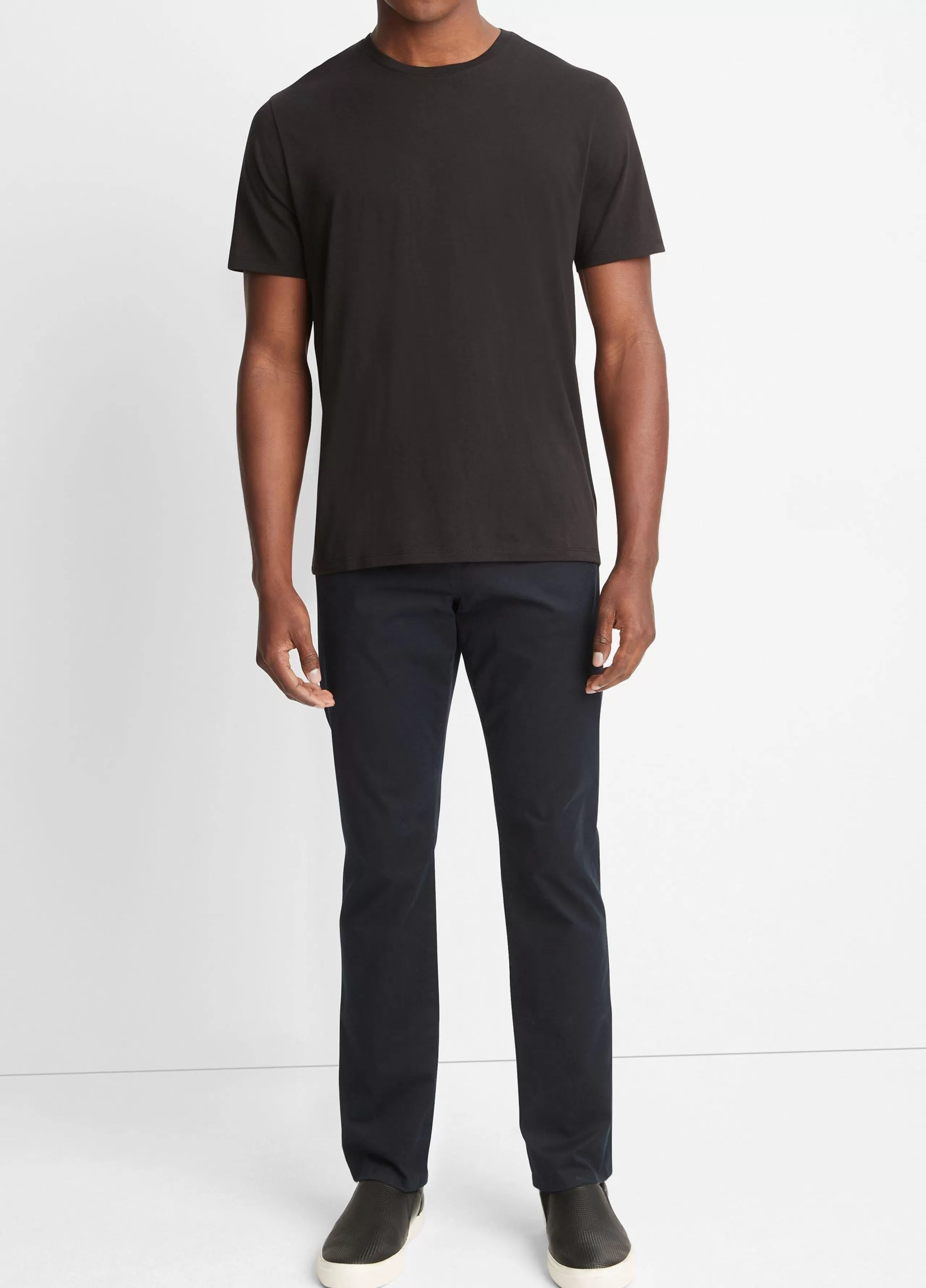 Vince Pima Cotton Crew Neck T-Shirt