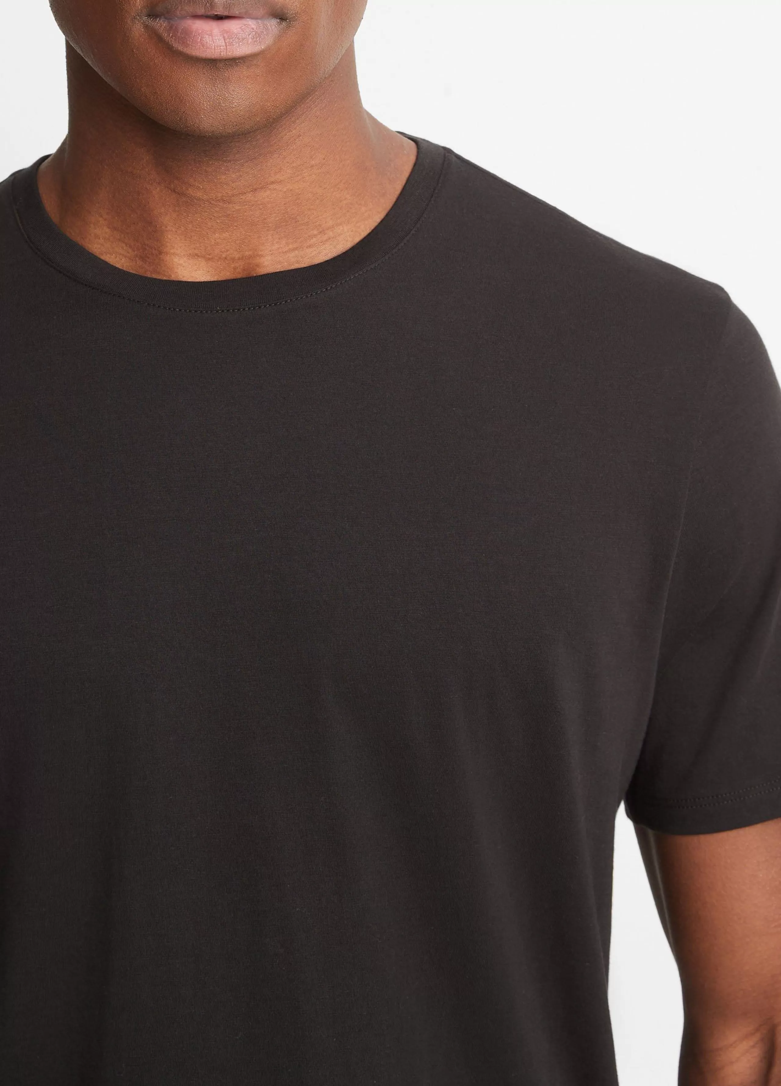 Vince Pima Cotton Crew Neck T-Shirt