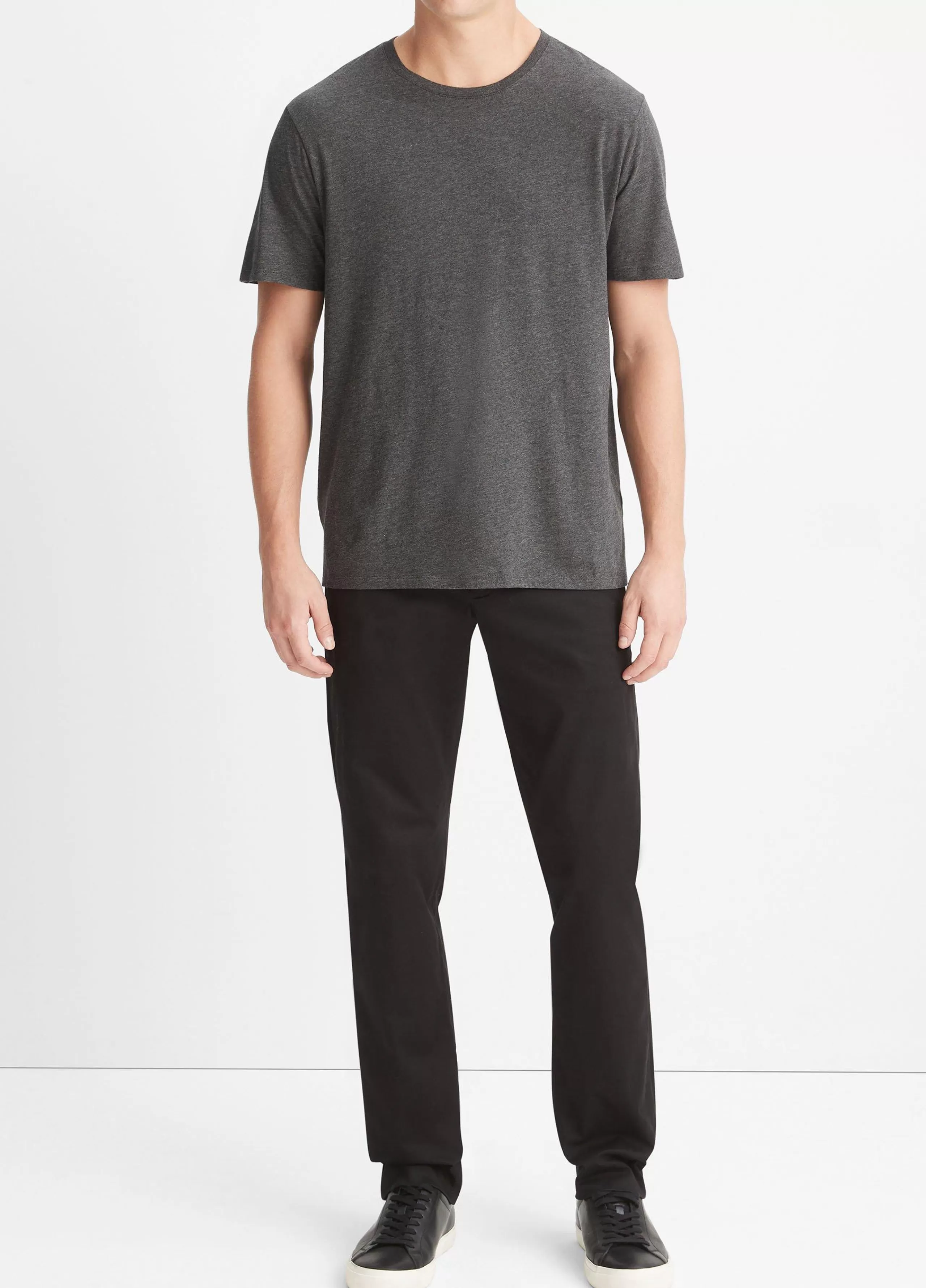 Vince Pima Cotton Crew Neck T-Shirt