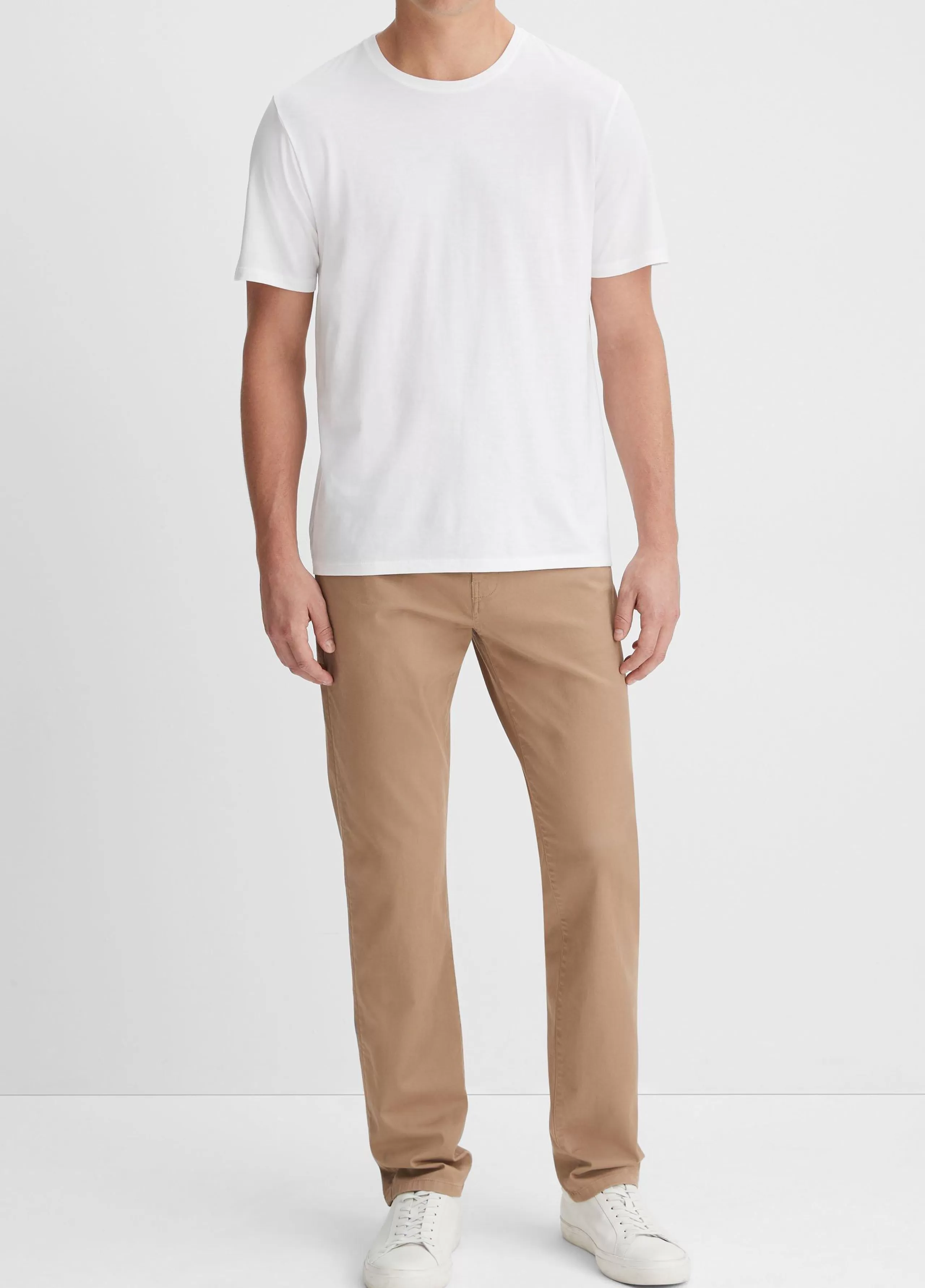 Vince Pima Cotton Crew Neck T-Shirt