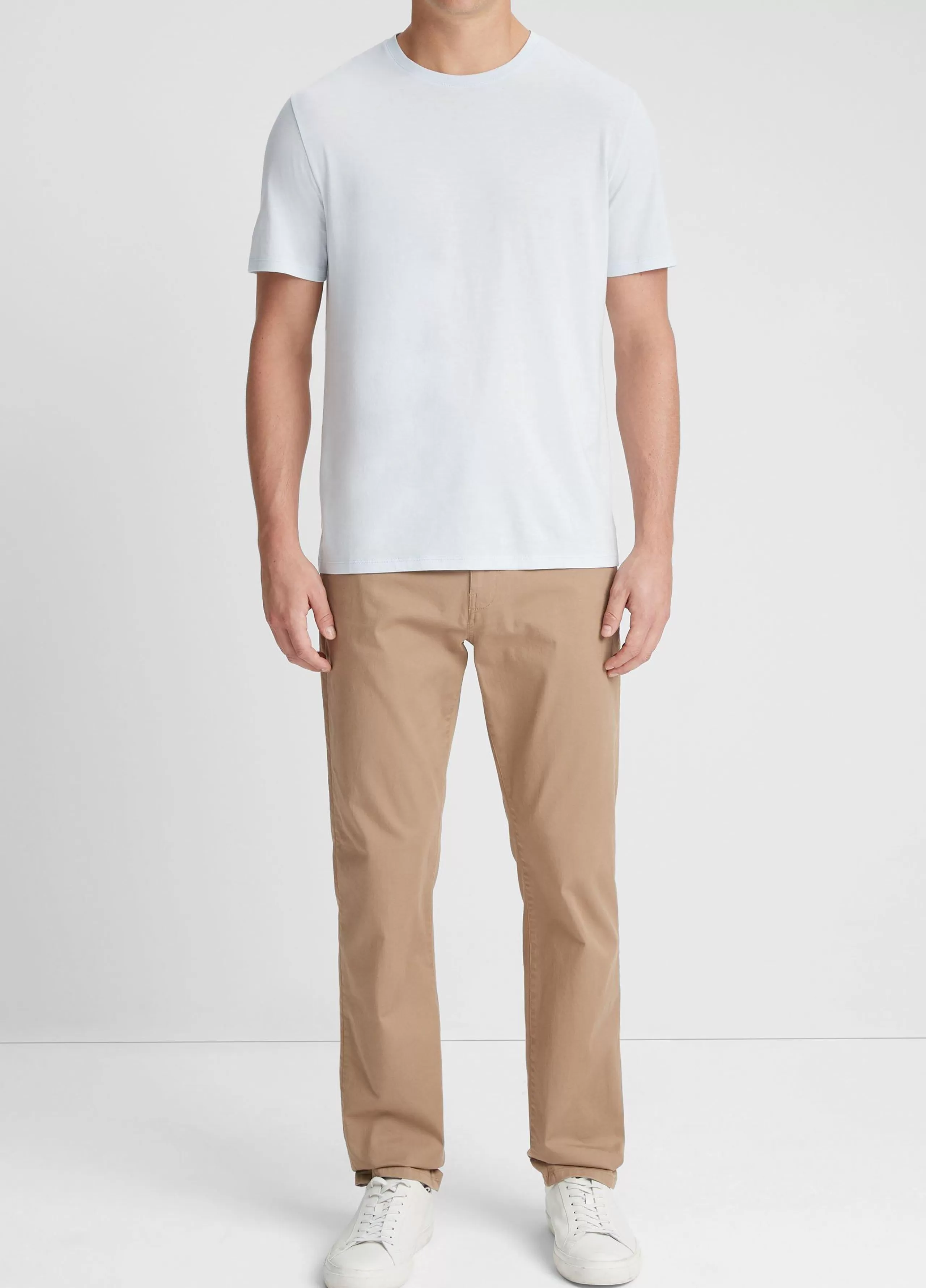 Vince Pima Cotton Crew Neck T-Shirt