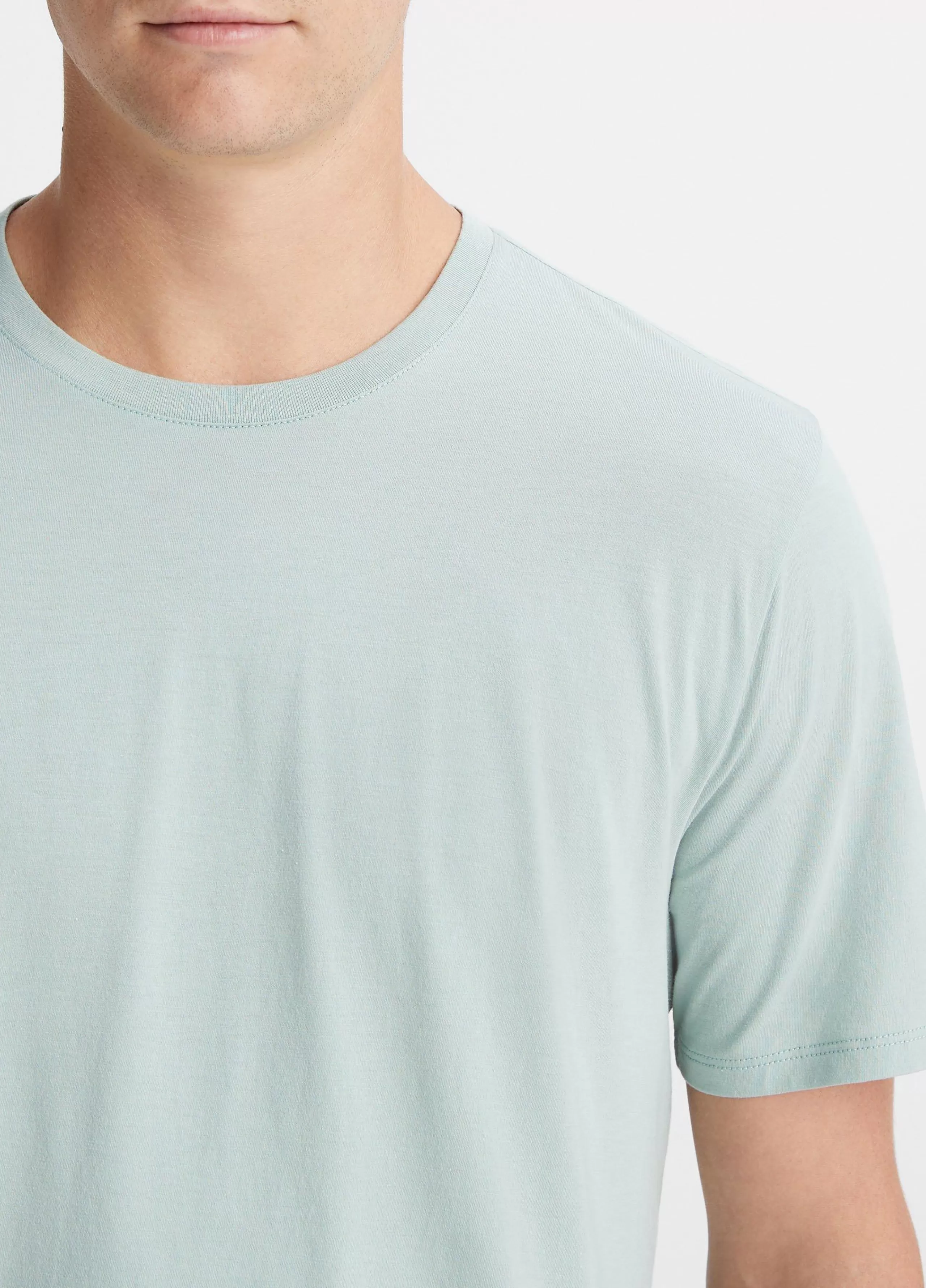 Vince Pima Cotton Crew Neck T-Shirt