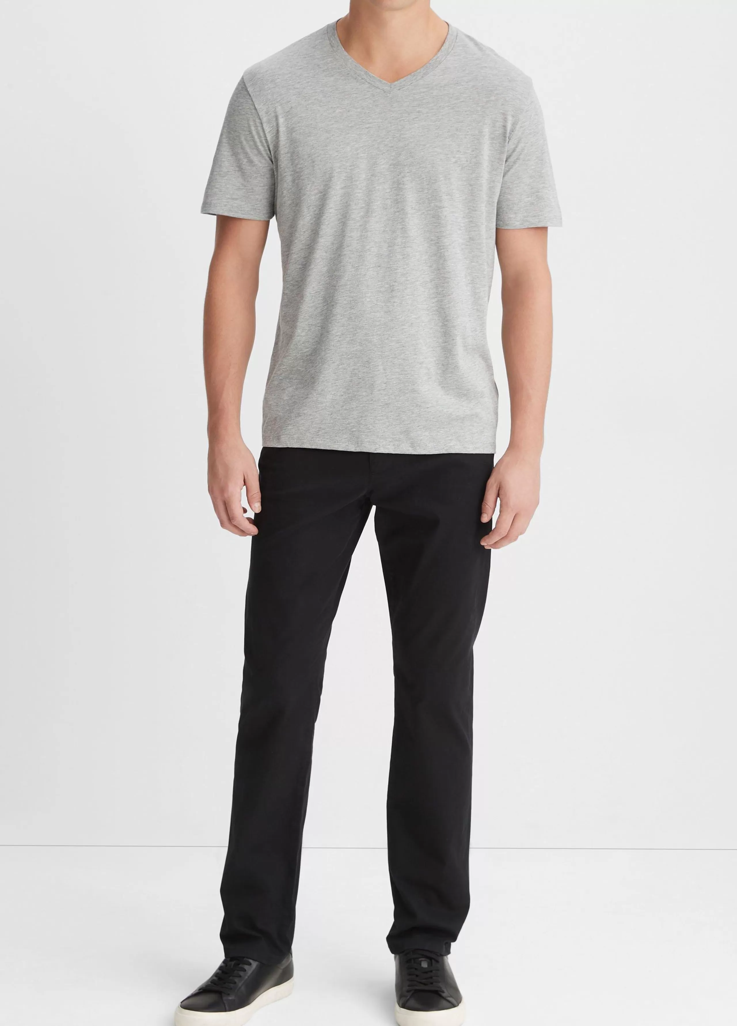 Vince Pima Cotton V-Neck T-Shirt