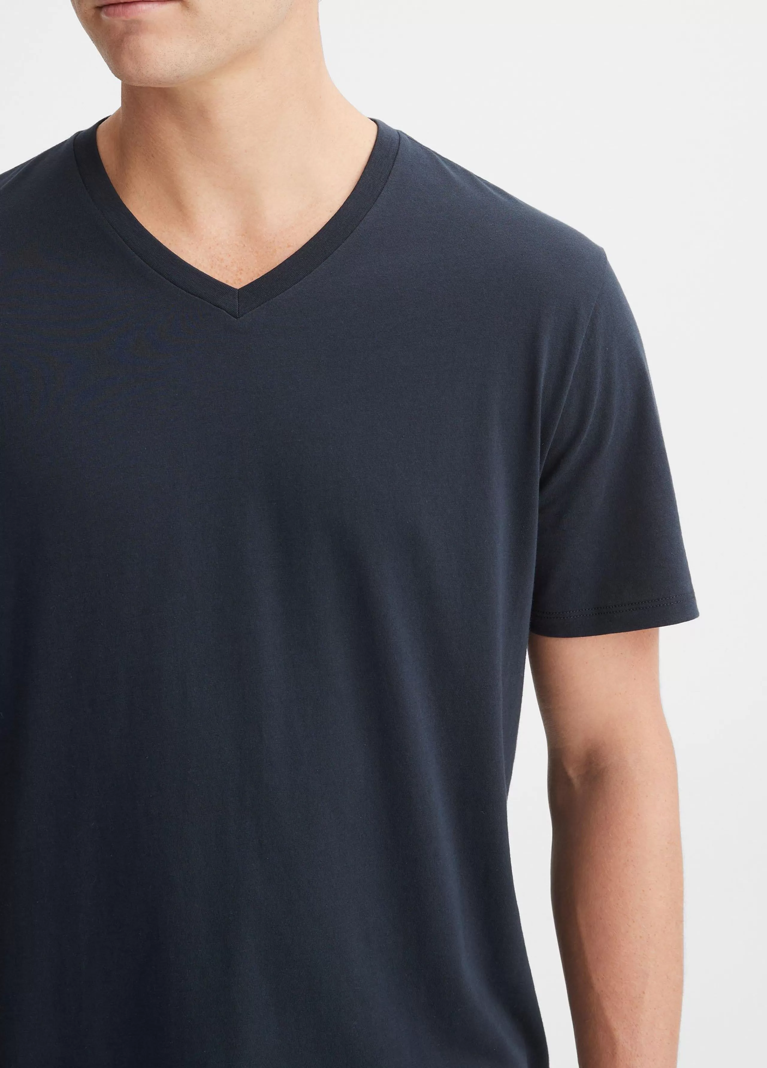 Vince Pima Cotton V-Neck T-Shirt